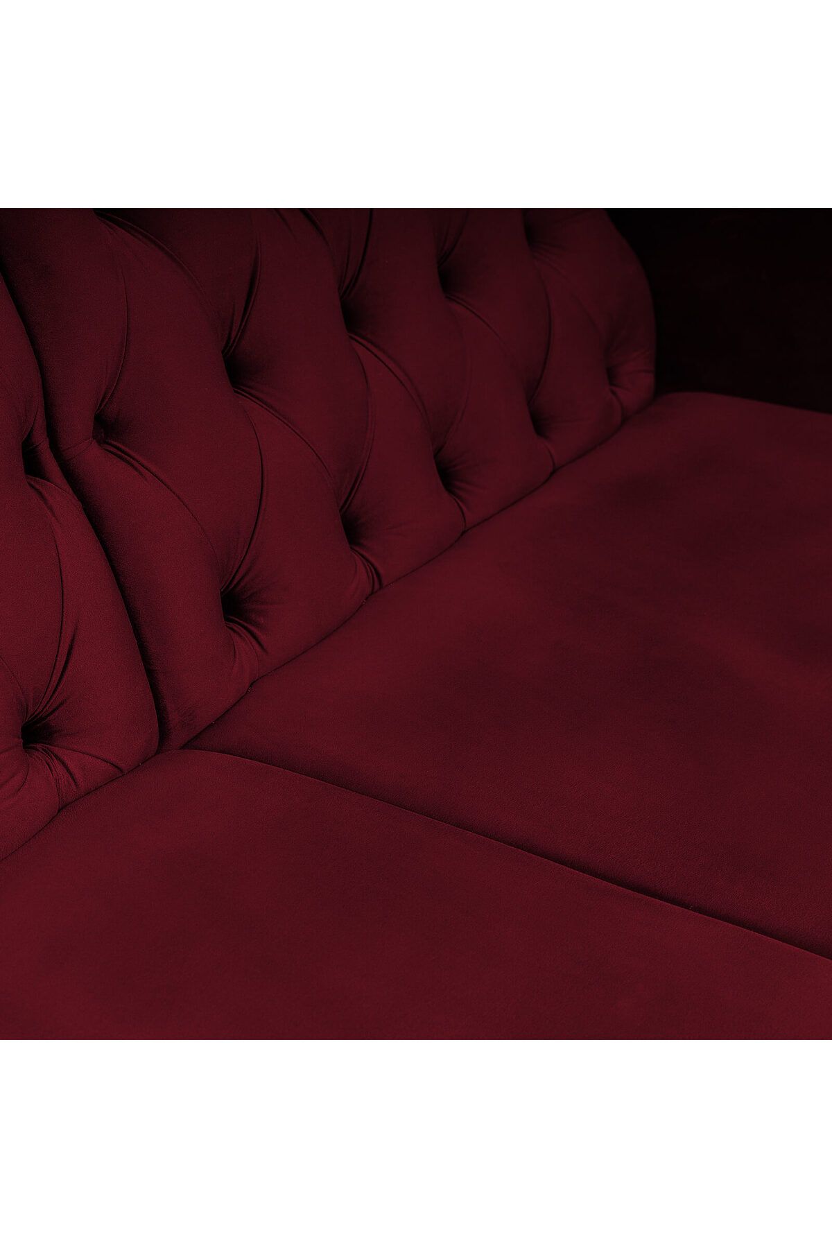Lazy Vibes-Nova | 2 In 1 Sofabed Velvet Upholstered - 212x84x82٫5 - Burgundy 6