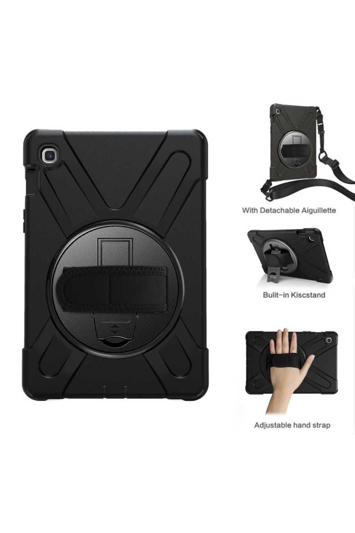 Uzaklarda Arama Galaxy T720 Tab S5E UZRM Defender Tablet Silikon - Siyah