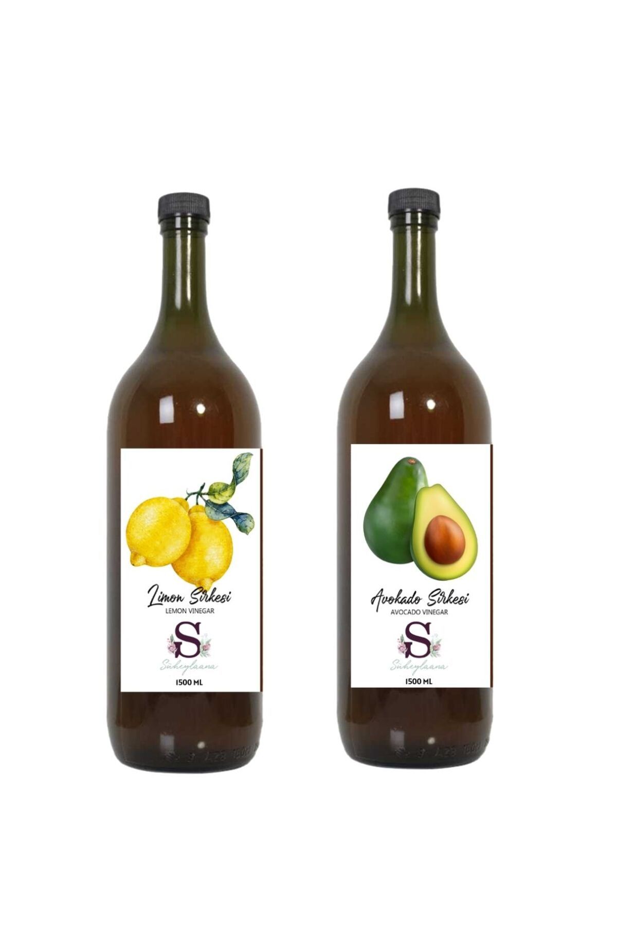 Süheylaana Doğal Limon Sirkesi 1500 Ml - Doğal Avokado Sirkesi 1500 Ml