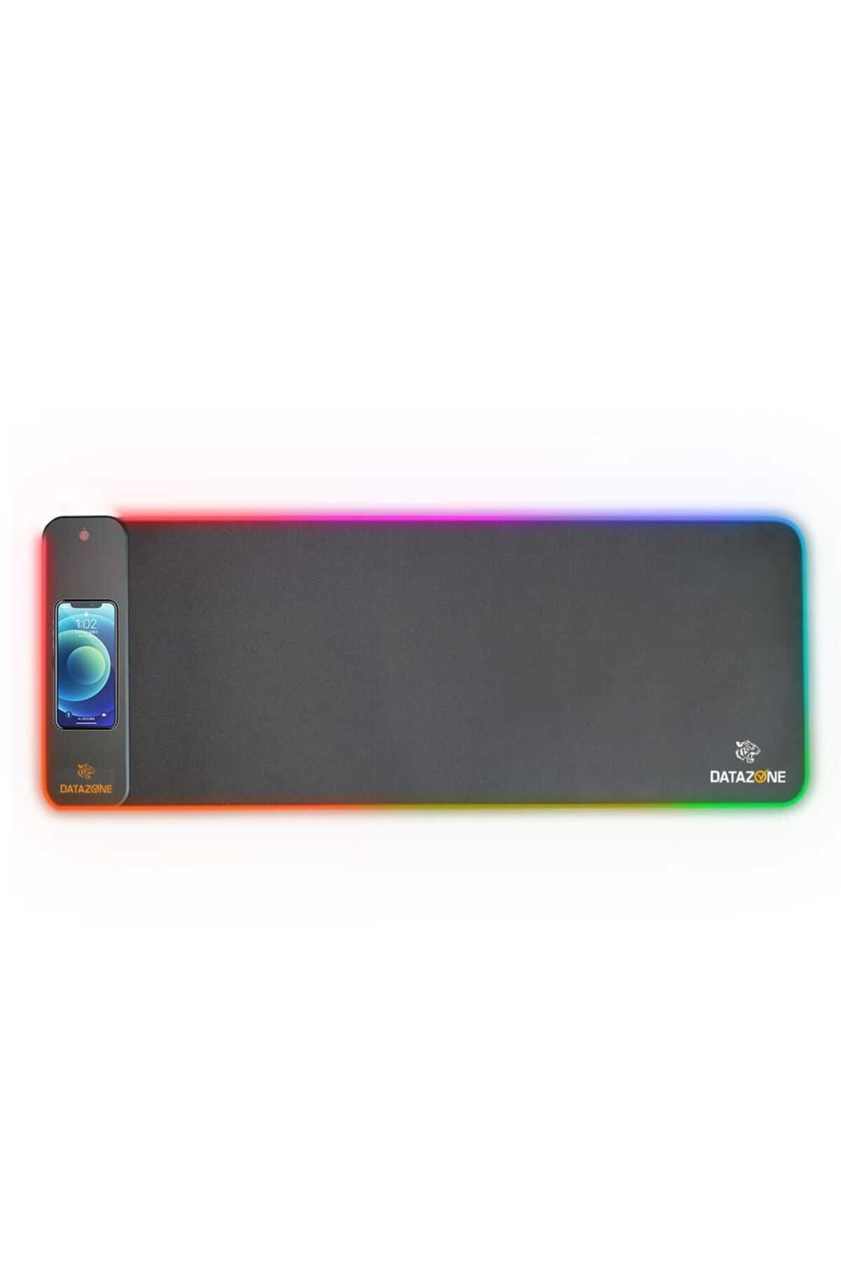 Datazone-Magnetic Wireless Charging Luminous Mouse Pad – 900x300x12.5mm With 1.8m Charging Cable 4
