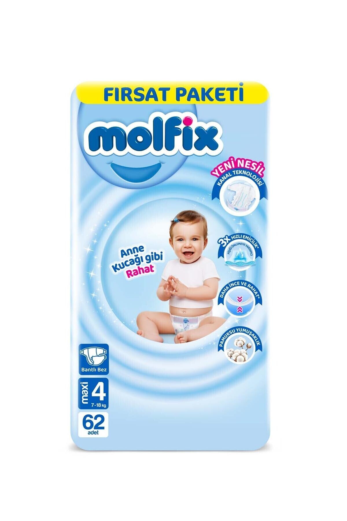 Molfix FIRSAT NO:4 62*3 7-14 KG - Fiyatı, Yorumları
