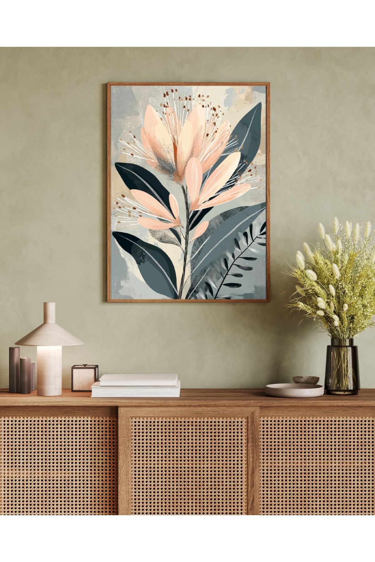 woodhomeworks tek parça salon ofis dekor tablo