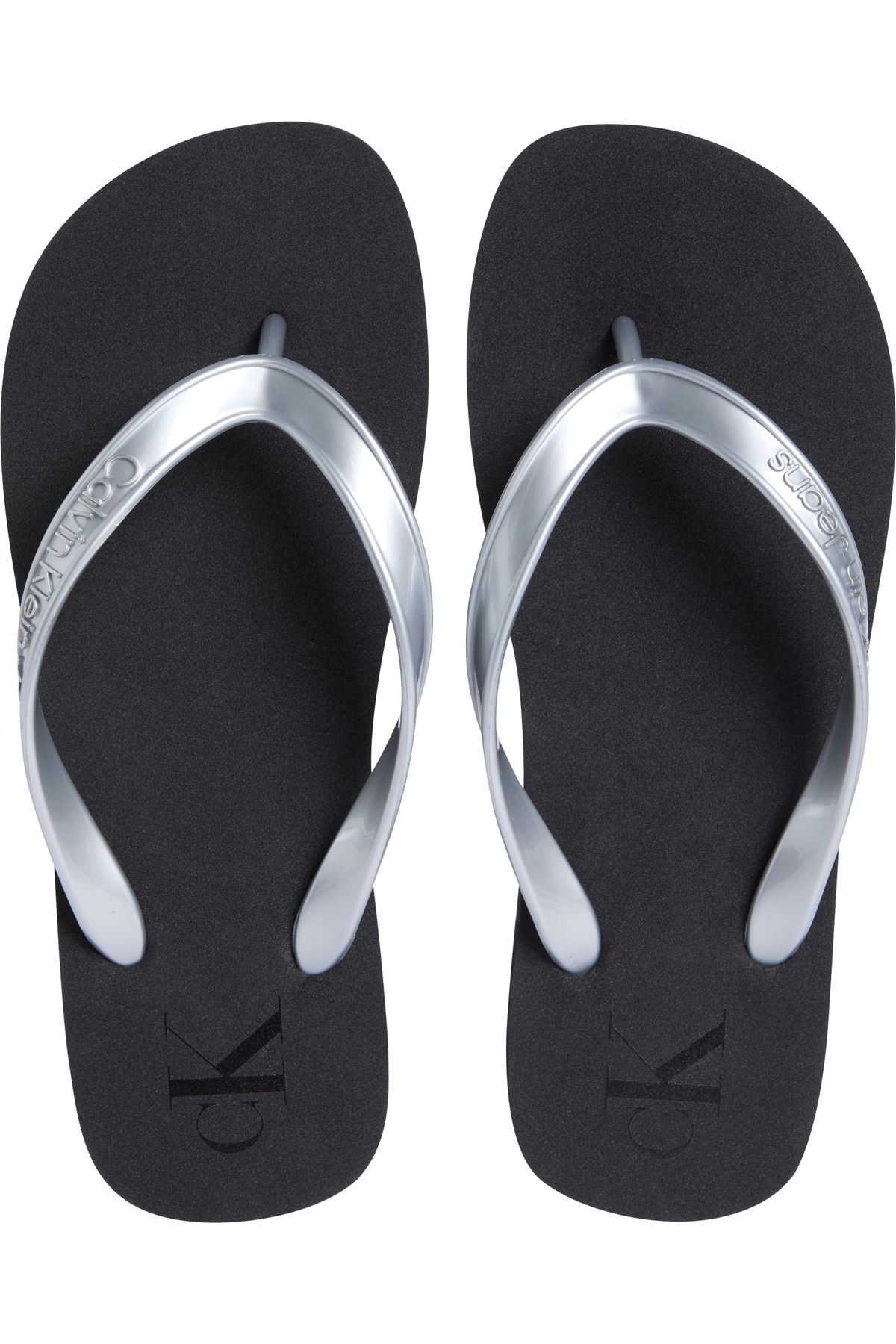 Calvin Klein Delhi Kadın Parmak Arası Terlik Black/Silver