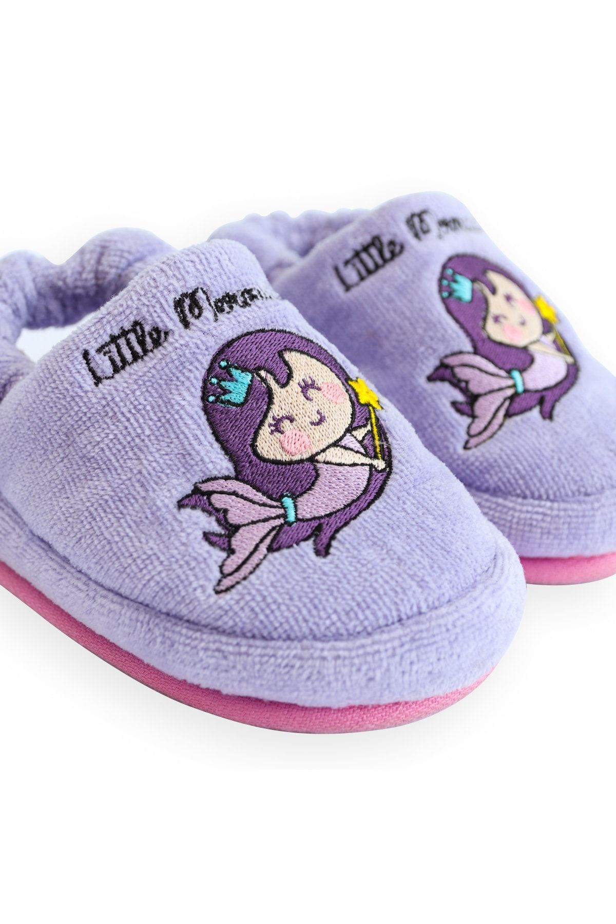 Milk & Moo-Milk&moo Kinder-Poncho und Hausschuhe „Die kleine Meerjungfrau“. 3