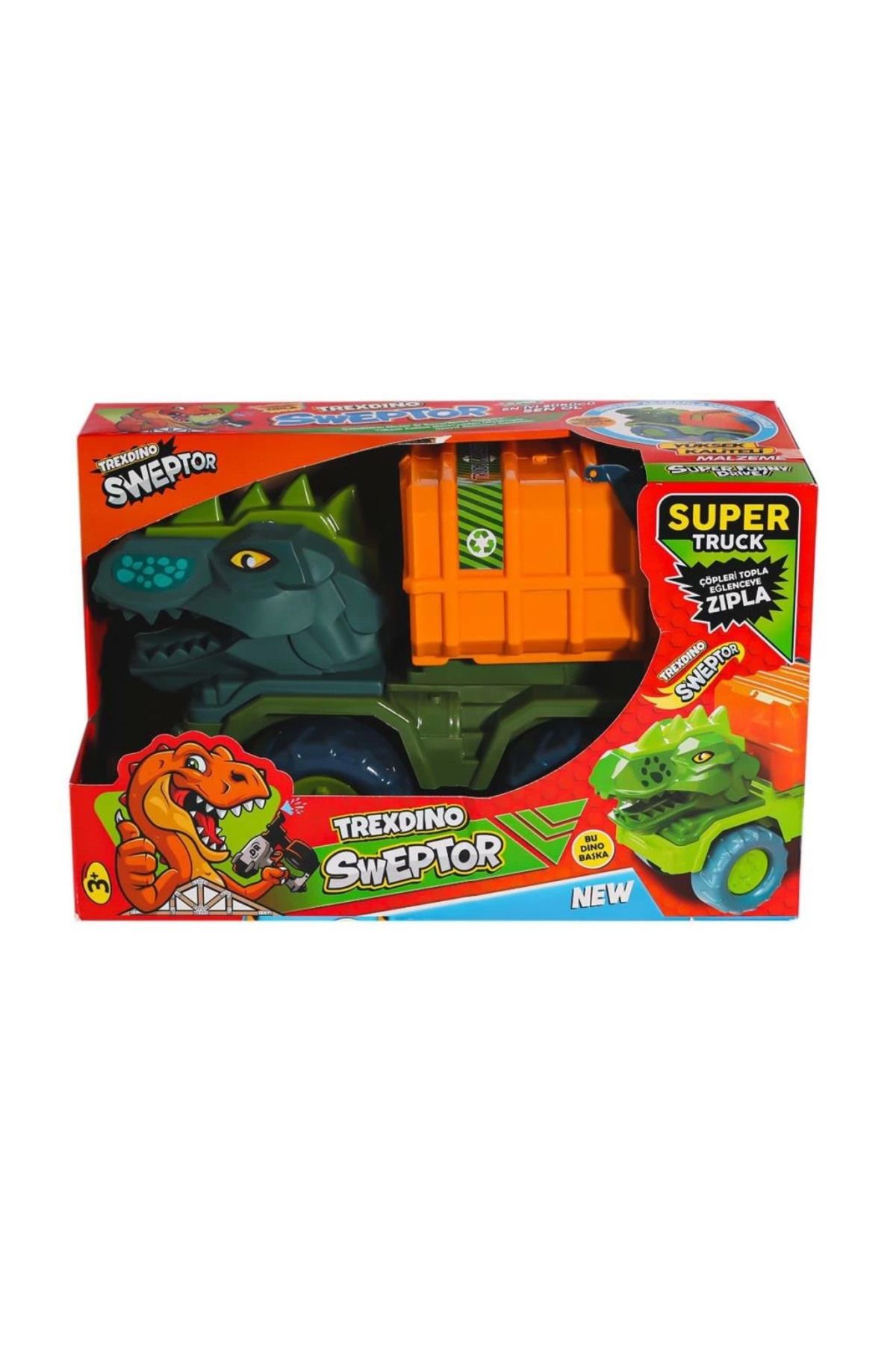 robotrend Bmd503 Sweptor Dino Çöp Kamyonu -Asya Oyuncak