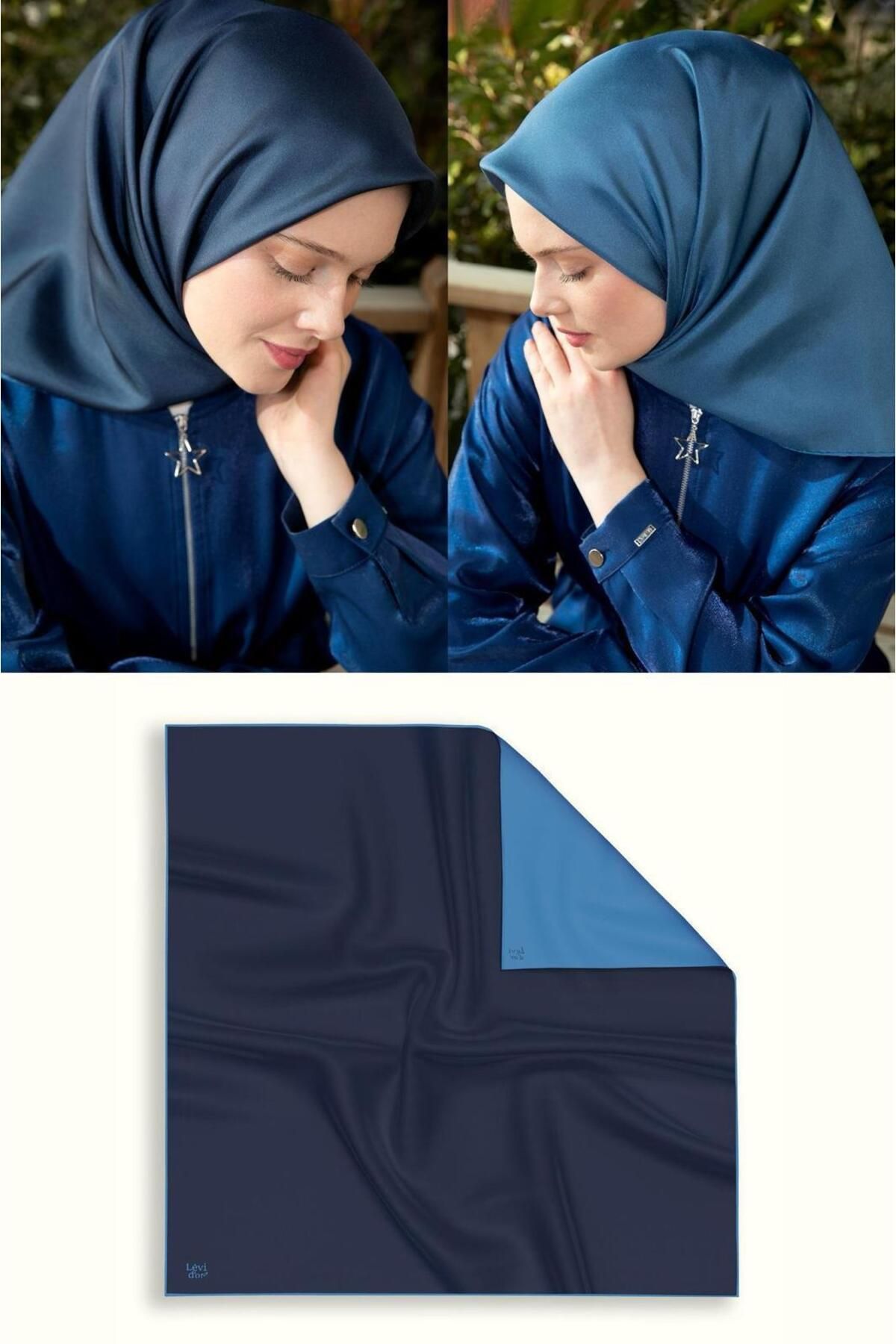 Elit Scarf Çift Taraflı Twill İpek Eşarp