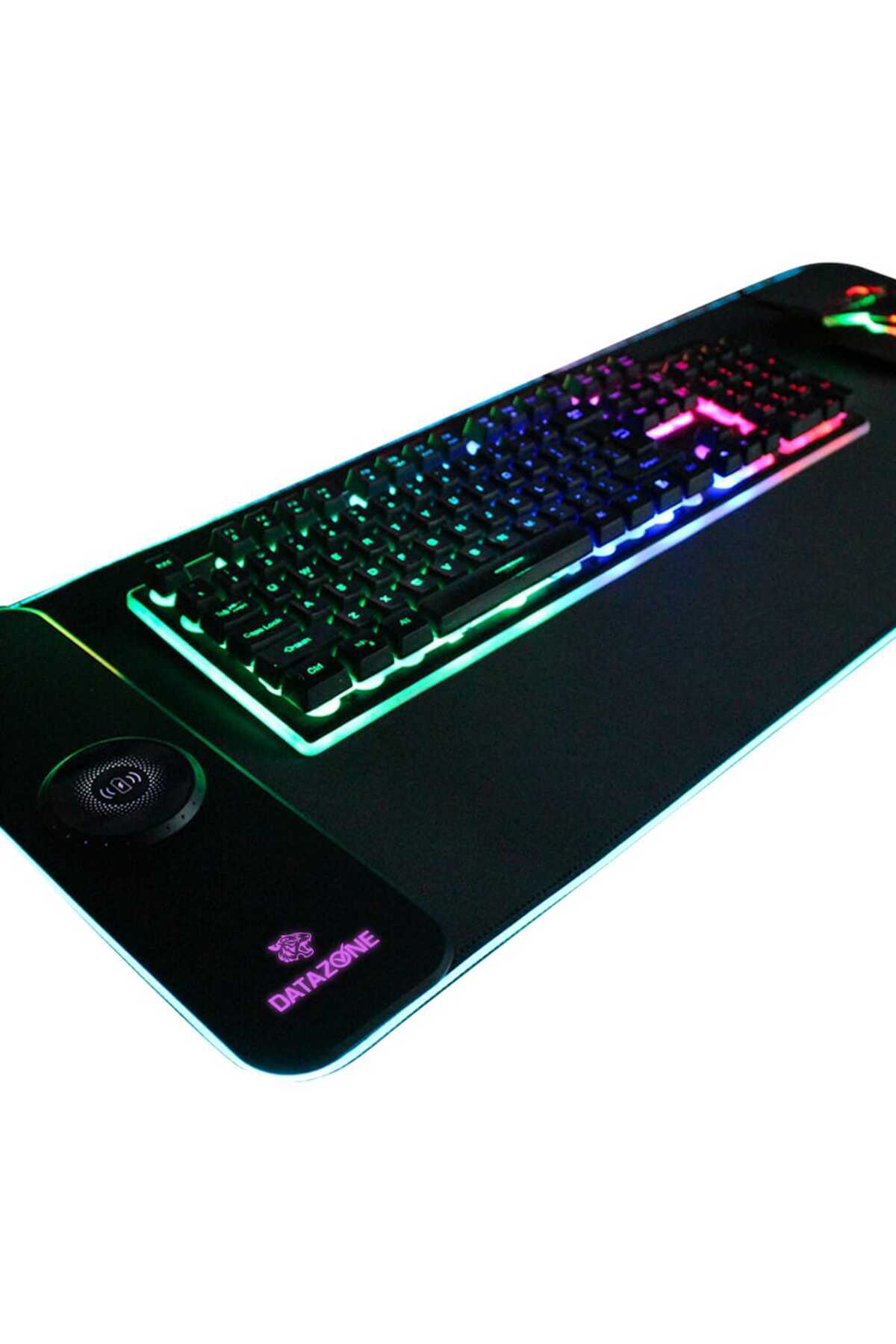 Datazone-Magnetic Wireless Charging Luminous Mouse Pad – 900x300x12.5mm With 1.8m Charging Cable 5