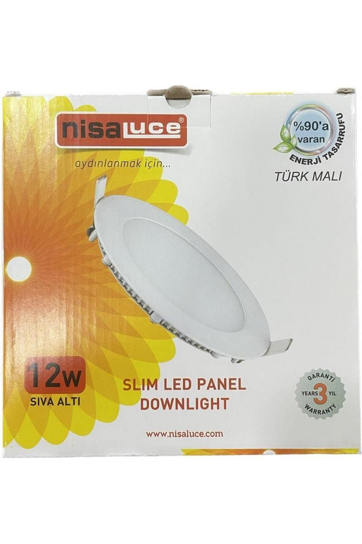 Nisa NisaLuce 12W Sıva Altı Led Panel 6500K