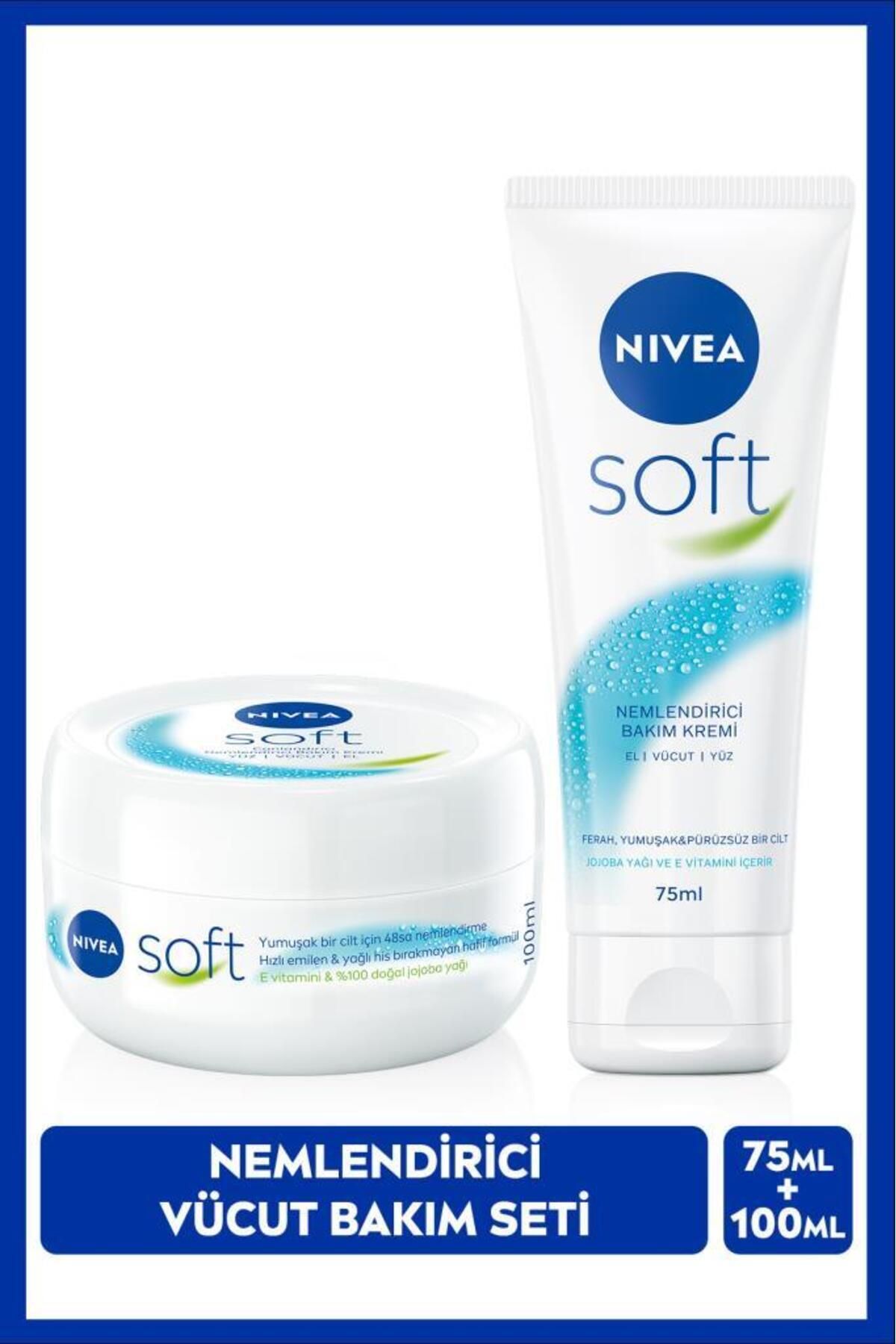 Der Shine Soft Nemlendirici Bakım Kremi 100ml Ve Soft Krem 75ml, El Yüz Vücut, E Vitamini, Yumuşak Cilt,jojoba