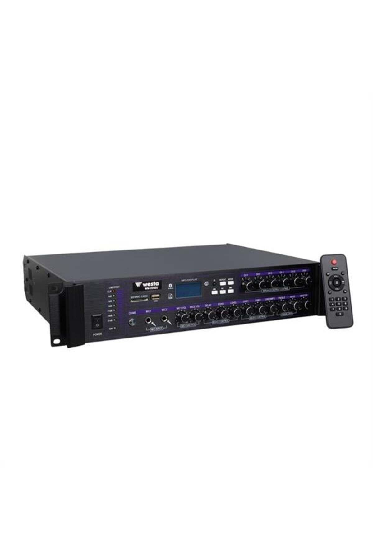 robotrend Westa Wm-2250u 250 Watt 100 Volt Usb-sd-bluetooth 6 Bölgeli Trafolu Mixer Anfi