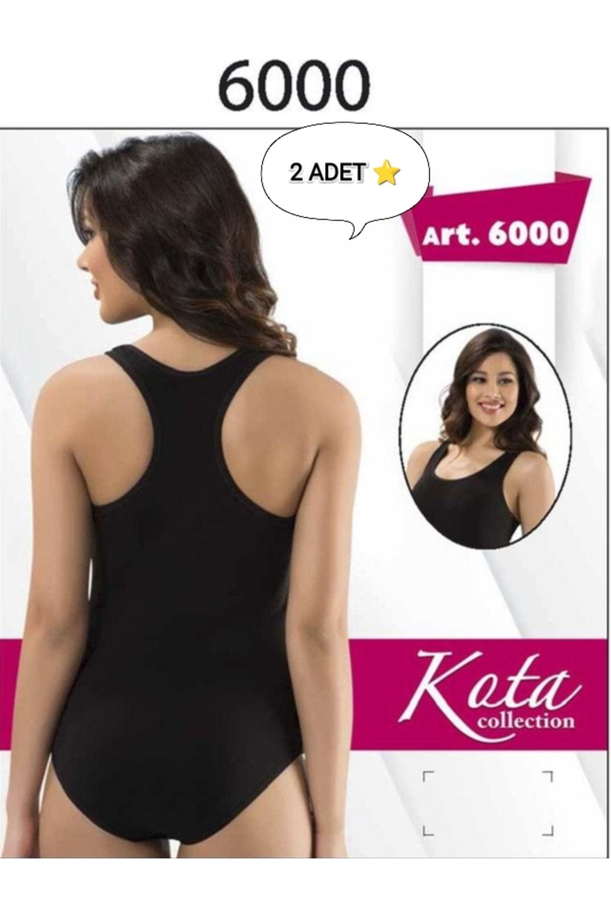 KOTA 6000 Rambo Çıtçıtlı Badi 2'li
