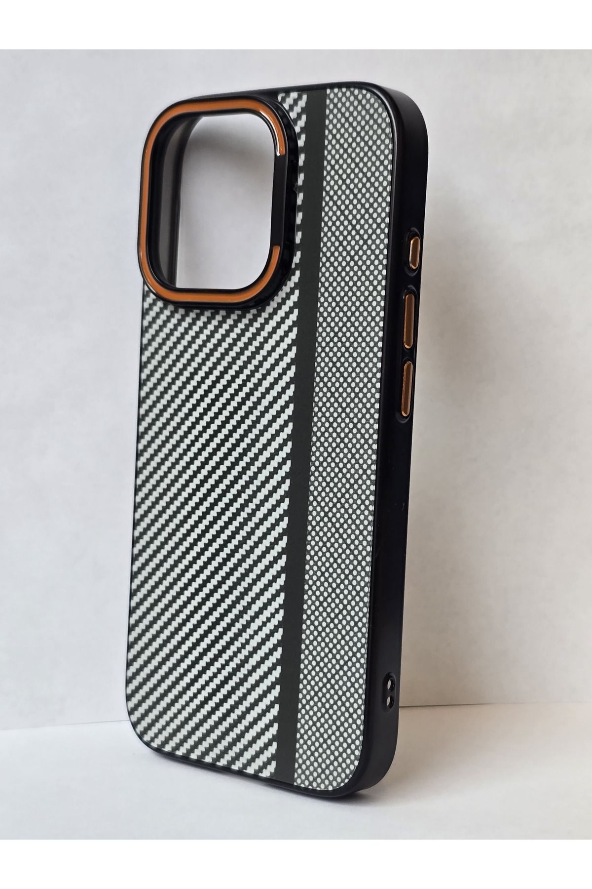 FATÖZ ACCESSORY iPhone 16 Pro Uyumlu Zigzag Desenli Telefon Kılıfı