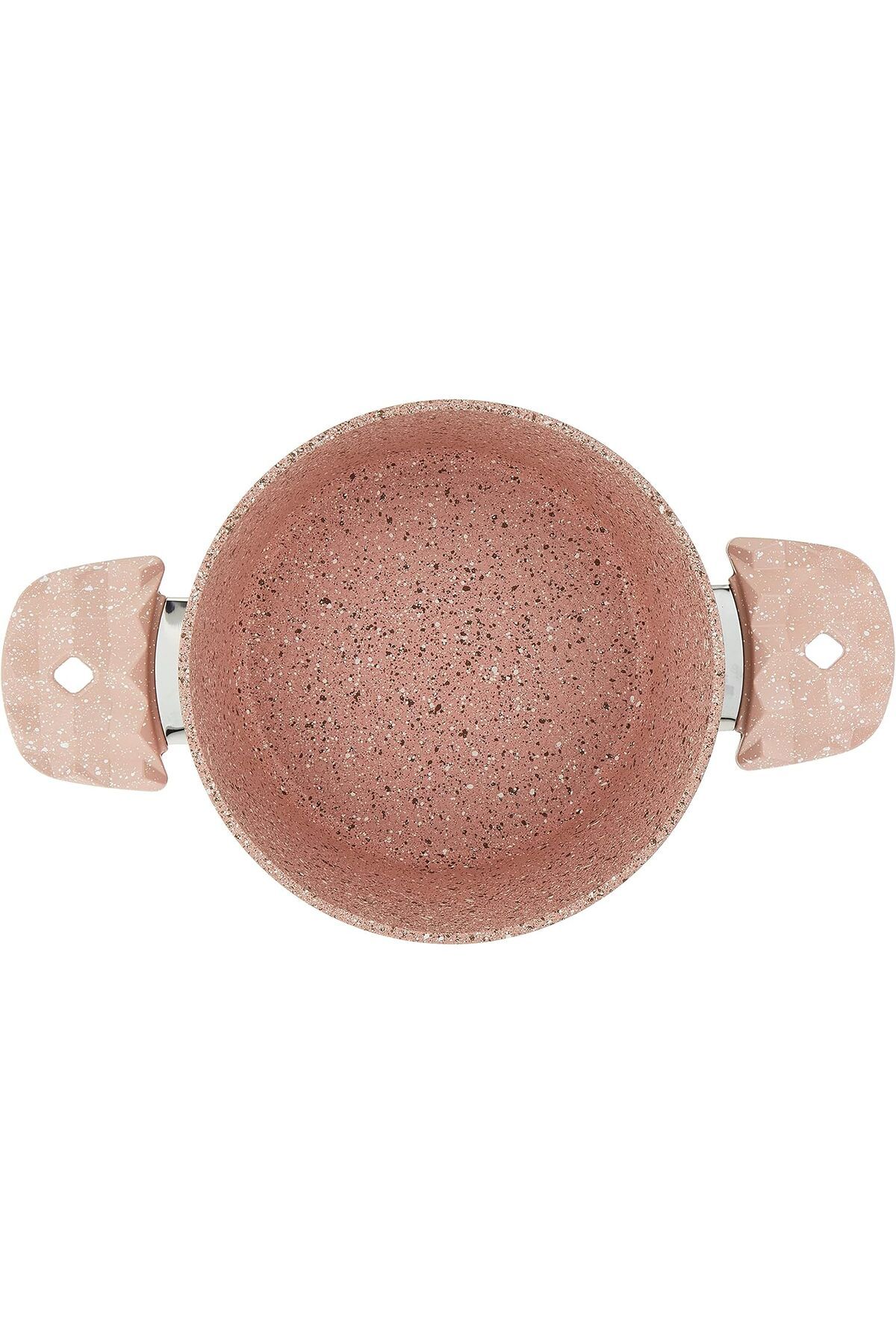 HOME MAKER-GRANITEC PINK CASSEROLE 20CM 5