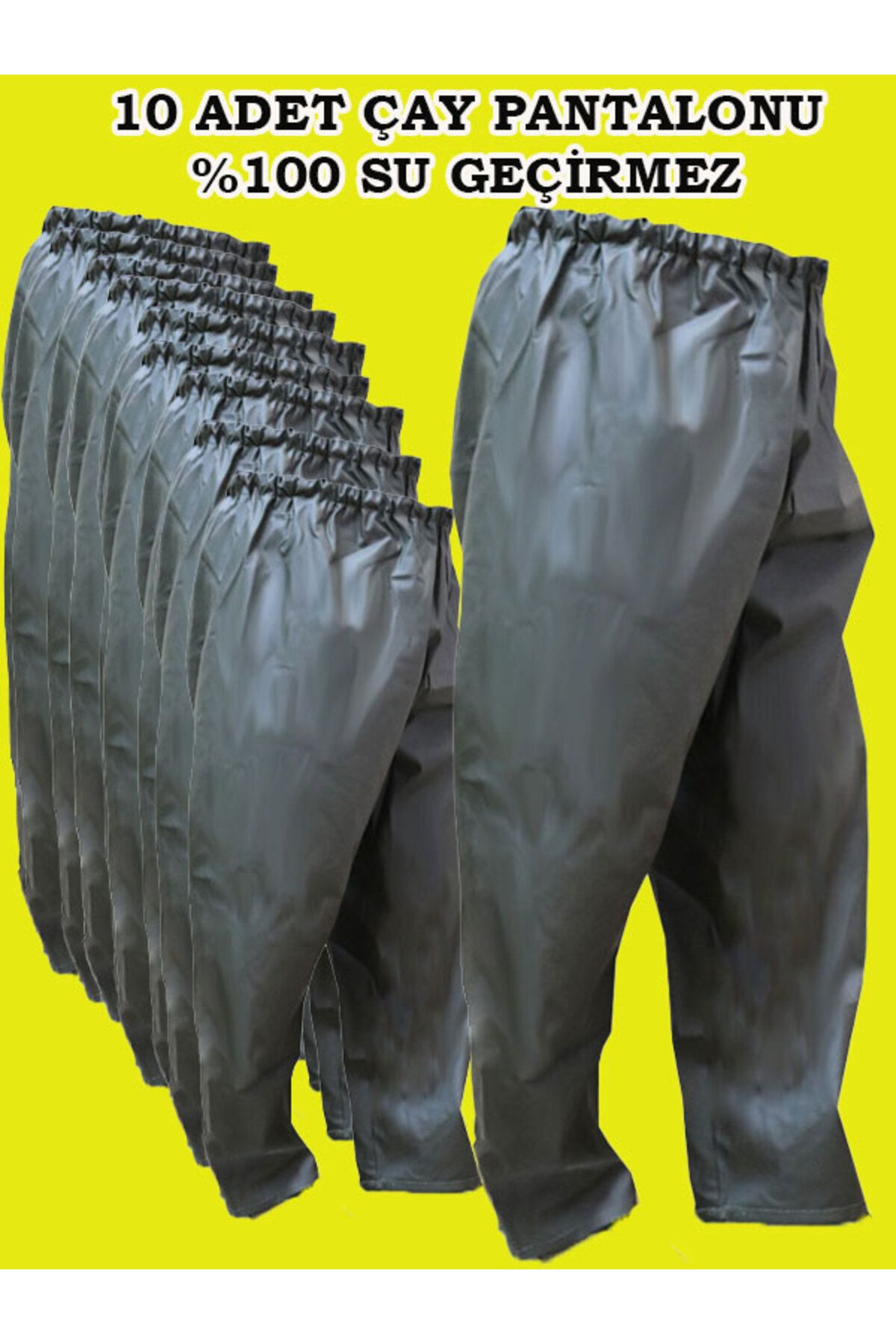 go out 10 ADET Çay Pantalonu, %100 Su Geçirmez, Dikişsiz, Esnek Yumuşak Kumaş Pantalon