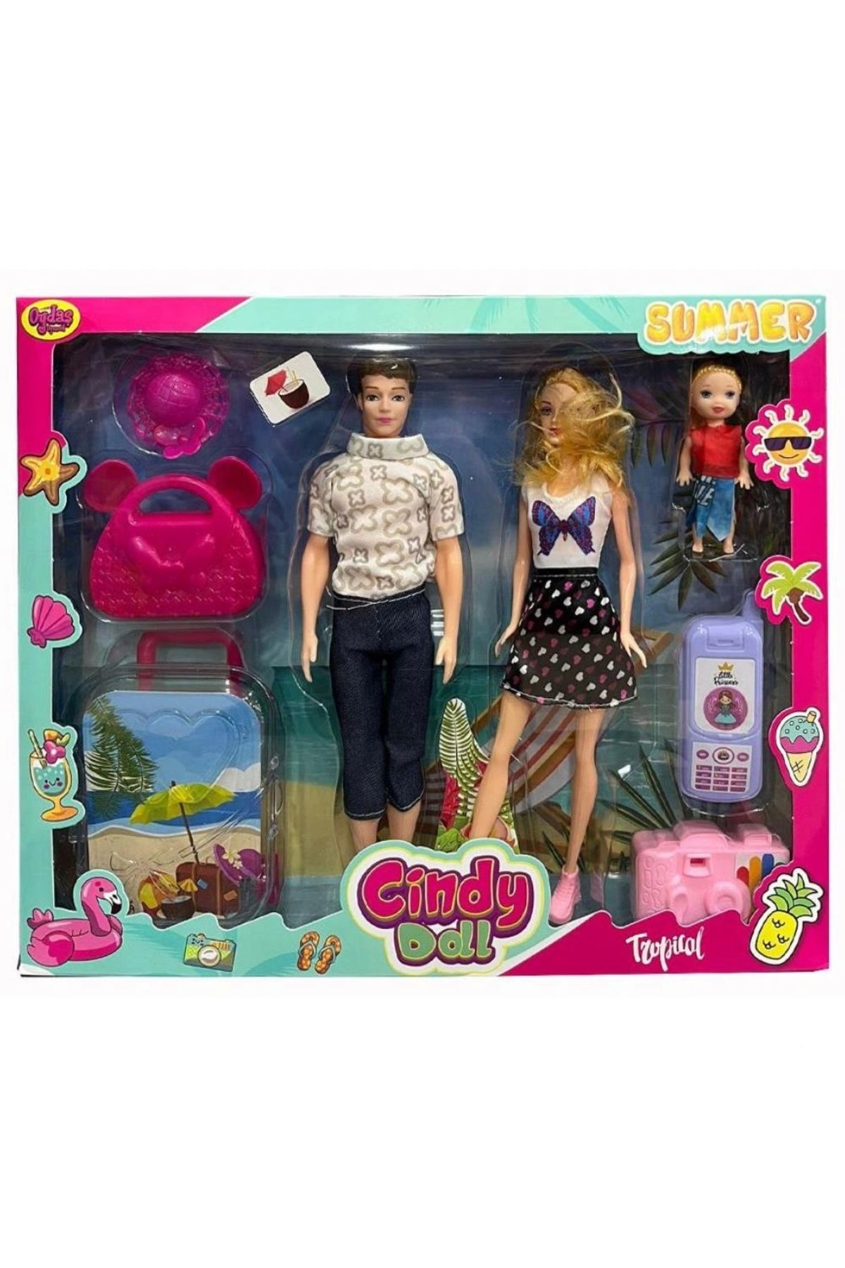 Tolzan Aile Tatil Seti Doll