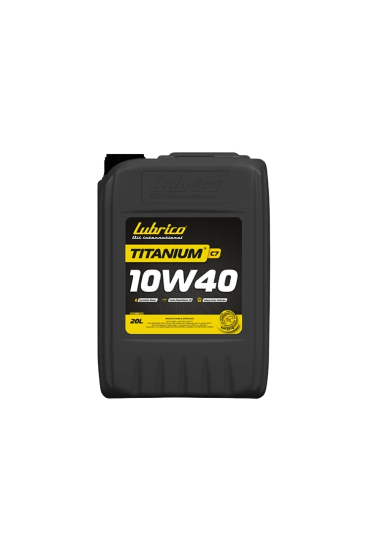 LUBRİCO Lubrico Titanium C7 10W-40 Yarı Sentetik Motor Yağı - 20 Lt.