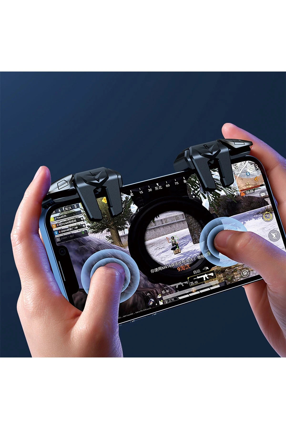 GHK TECH-Fps Pubg Engagement and Trigger Key Professional Mobile Game Console 3.4-7 Inch Compatible 4