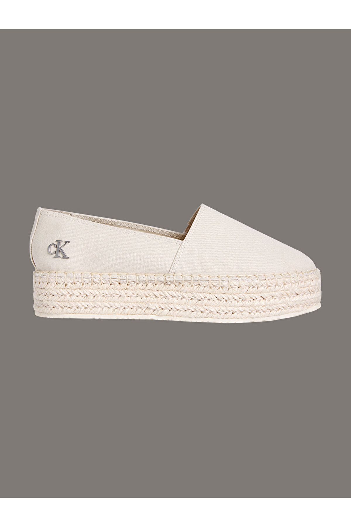 Calvin Klein Canvas Platform Espadrilles