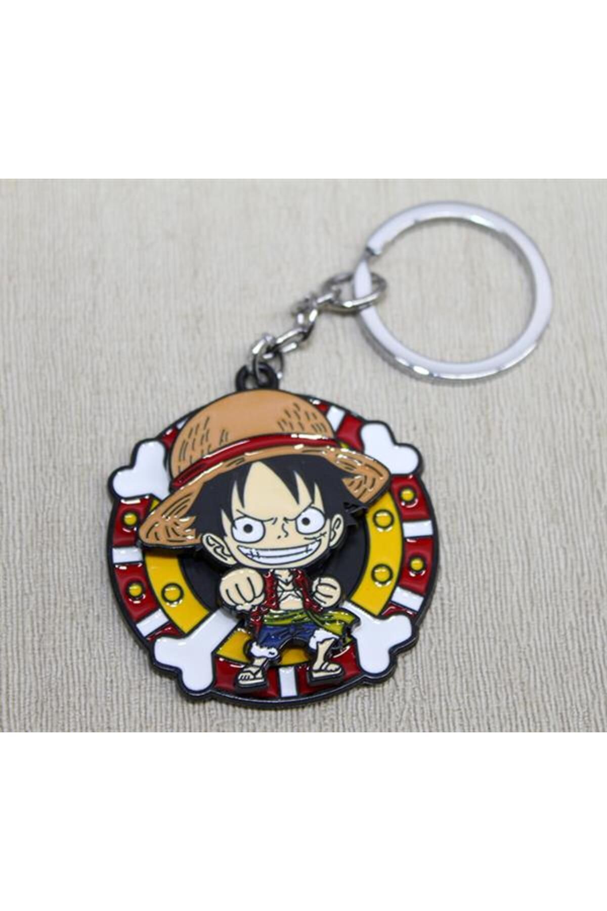 NETWORK ART Metal Dönen Luffy Anahtarlık