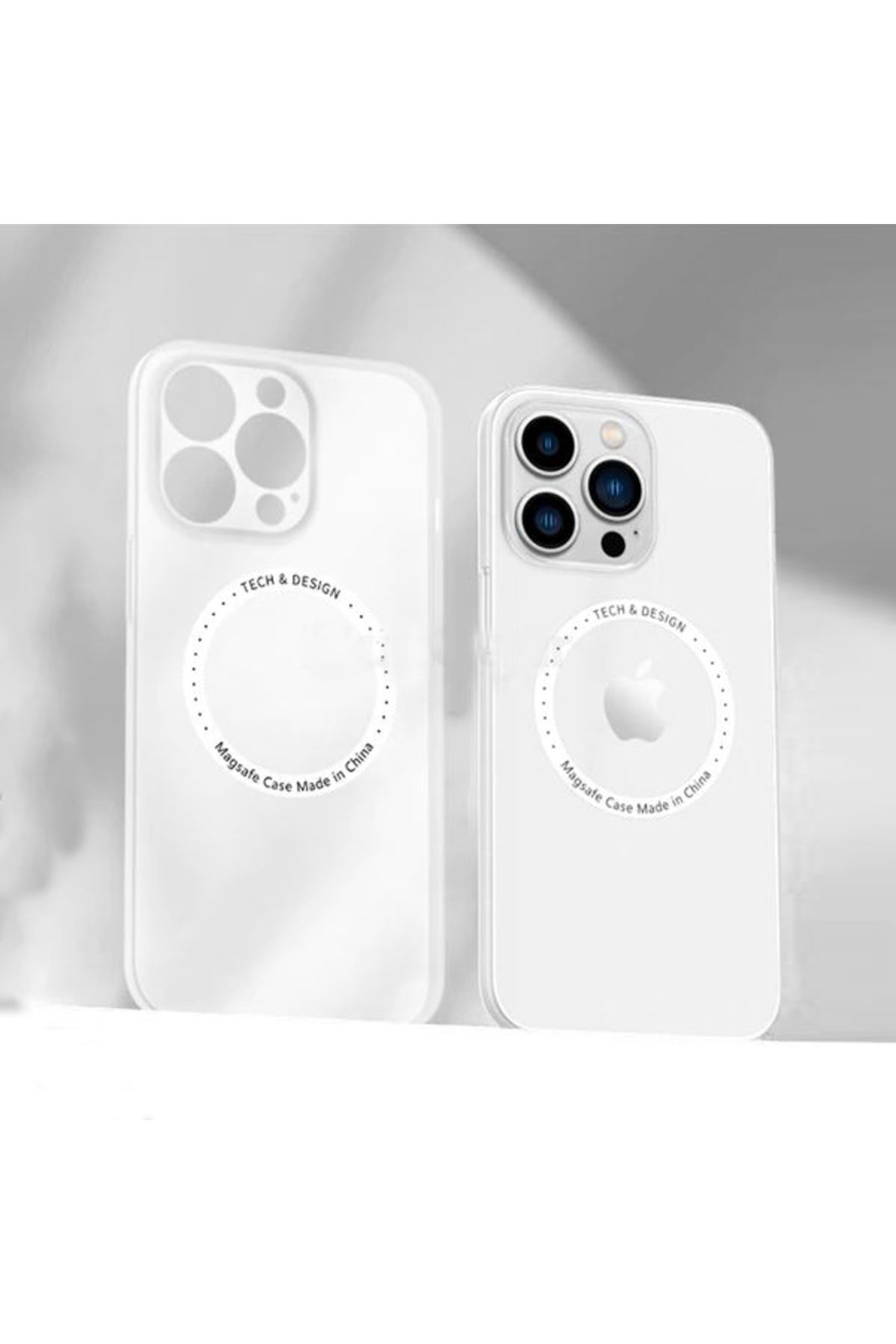 REDz Accessories Husă Magsafe Ultra-subțire, Compatibilă Cu Iphone 13 Pro Max, Translucidă, Încărcare Wireless, Albă - One Size
