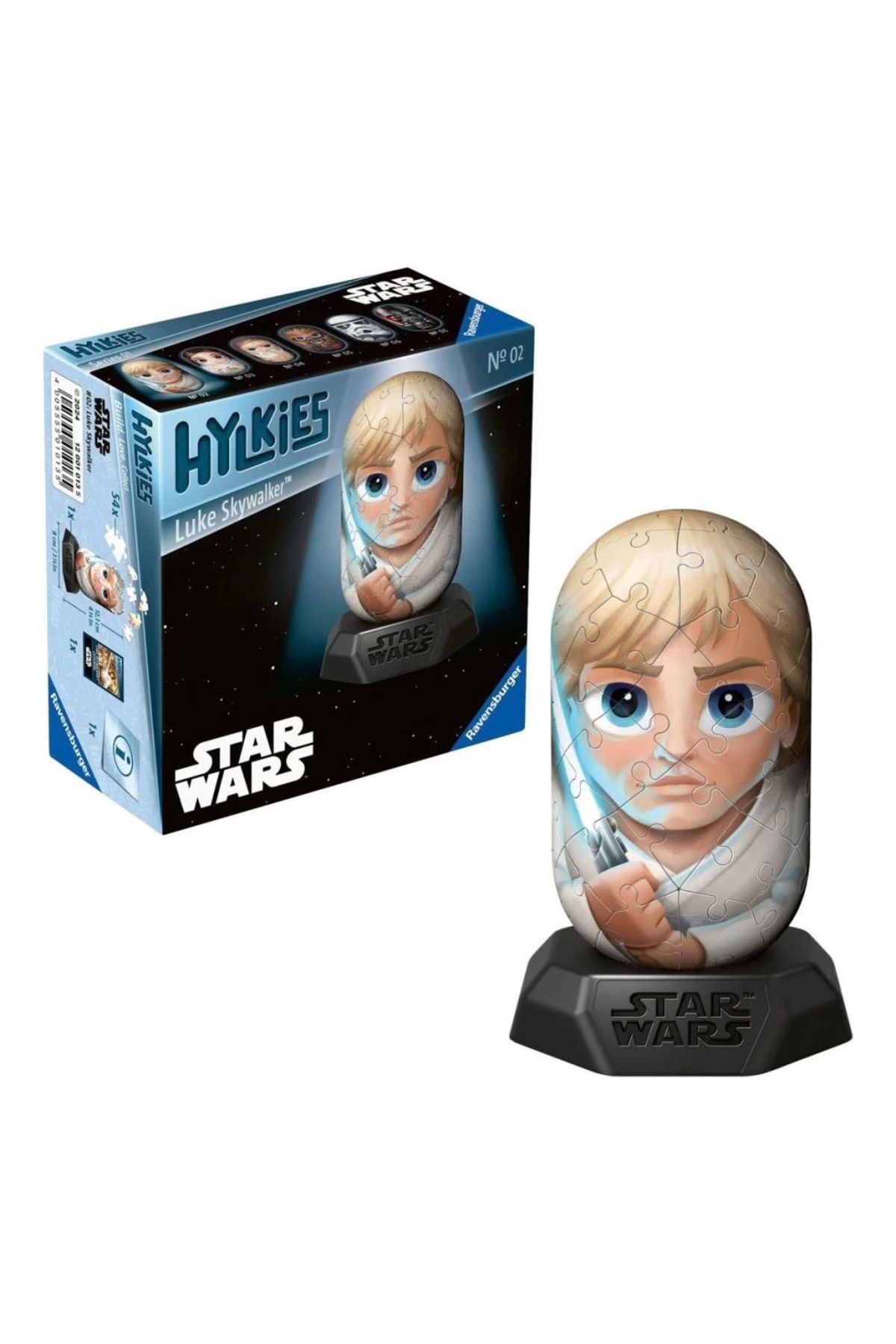 robotrend Çocuk 010135 Hylkies - Luke Skywalker 54 Parça Puzzle - No:02 - Ravensburger