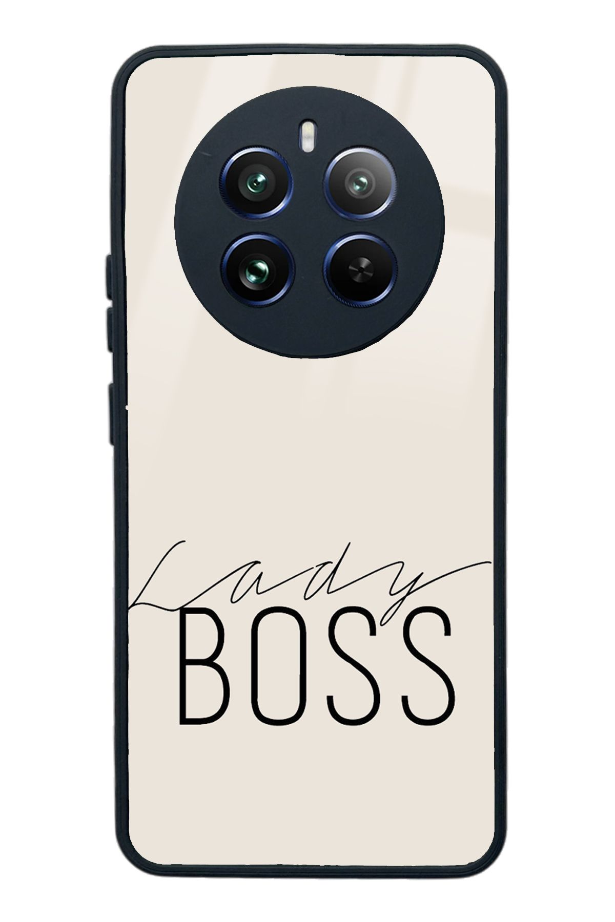 Spoyi Oppo Realme 12 Pro Lady Boss Tasarımlı Glossy Telefon Kılıfı