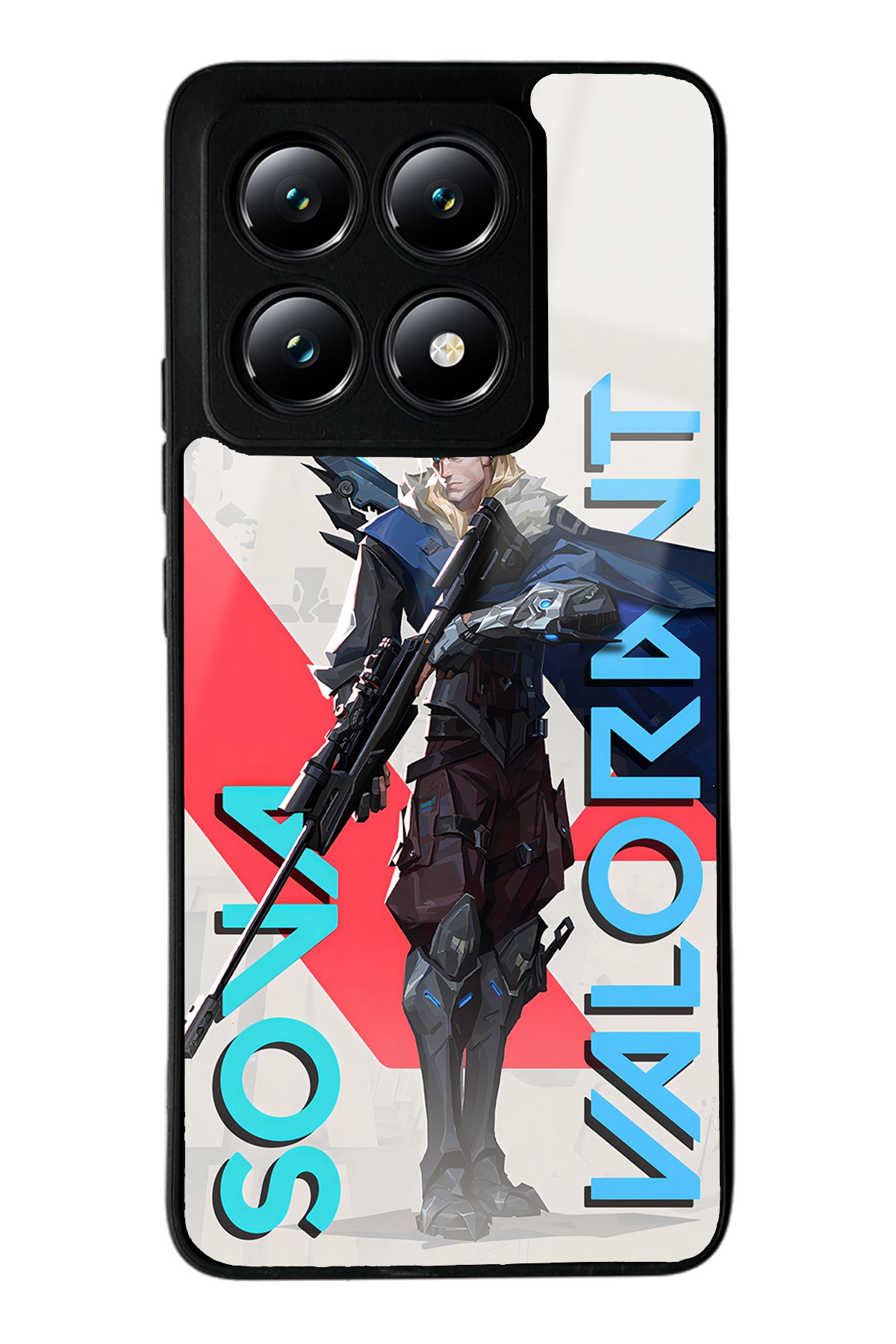 Spoyi Xiaomi Mi 14T Uyumlu Valorant Sova Tasarımlı Glossy Telefon Kılıfı
