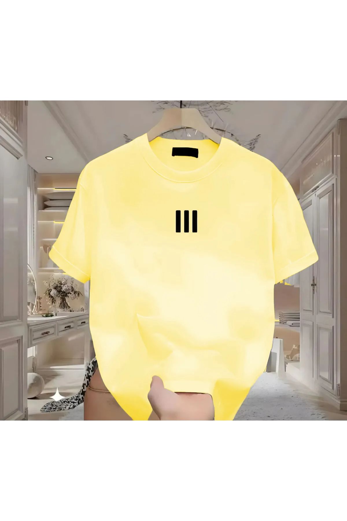 EQİ 3 çizgili erkek t-shirt