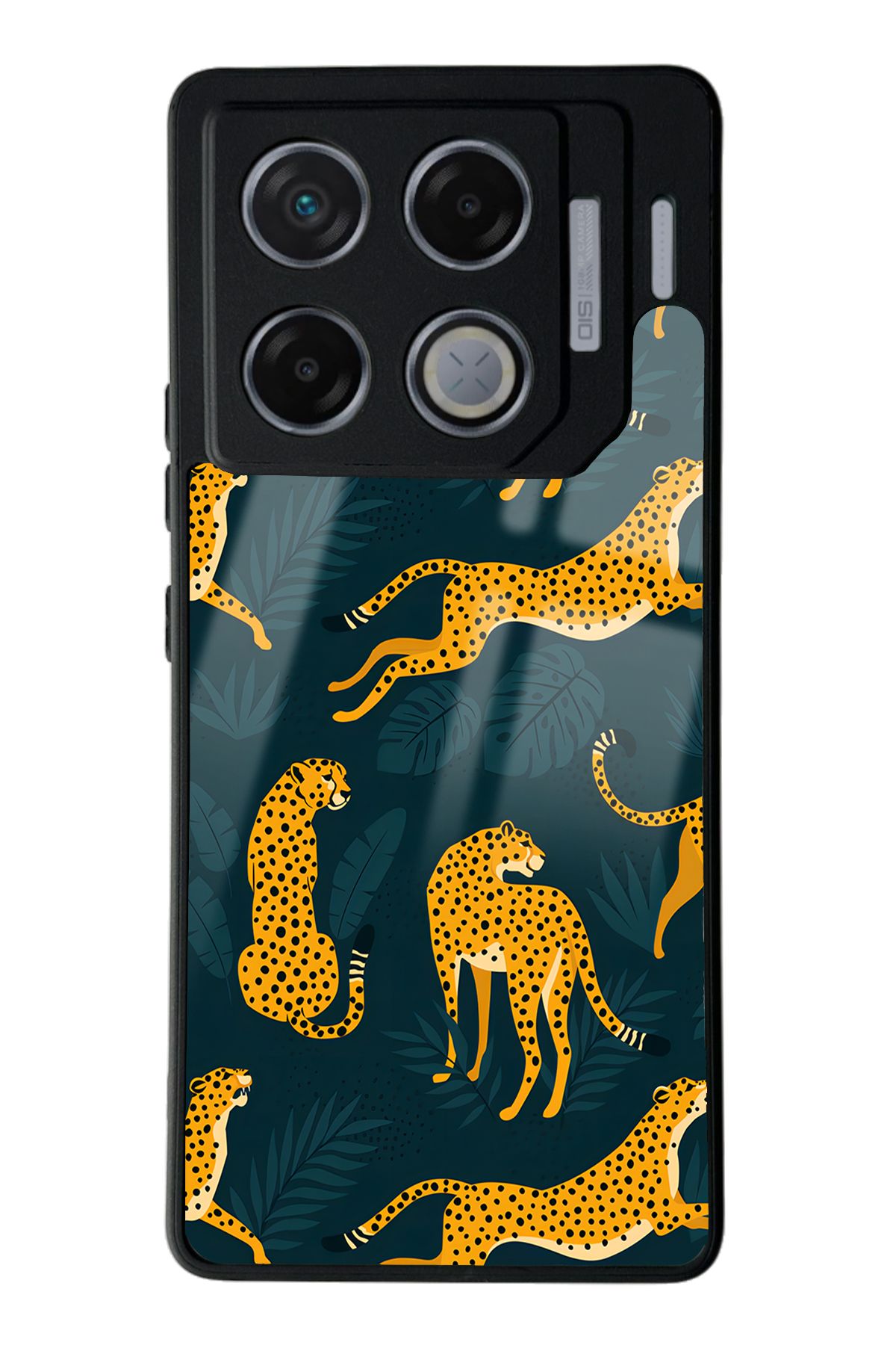 Spoyi İnfinix GT 20 Pro Leaf Leopar Tasarımlı Glossy Telefon Kılıfı