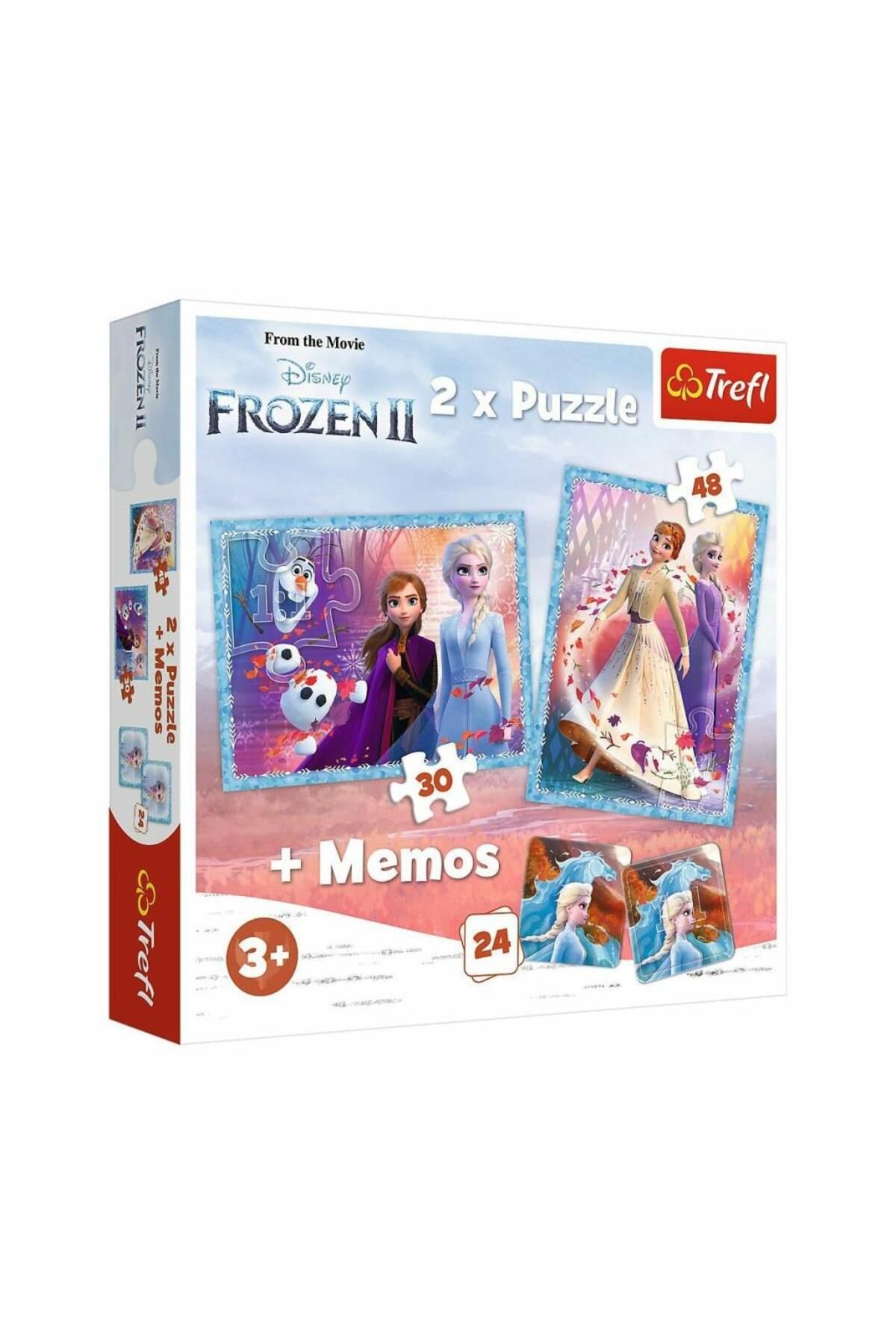 NW NessiWorld PUZZLE-90814 2IN1 Frozen II Çocuk Puzzle