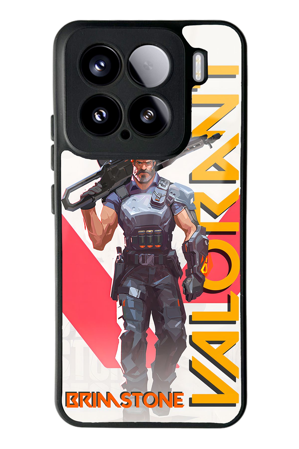 Spoyi Mi 15 Valorant Brimstone Tasarımlı Glossy Telefon Kılıfı