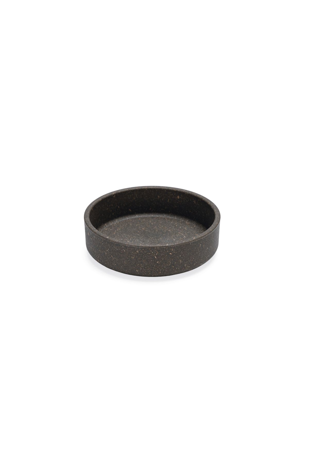 Beeztees DBL Kedi Mama Su Kabı, Bambu, Antrasit 12cm, 250ml
