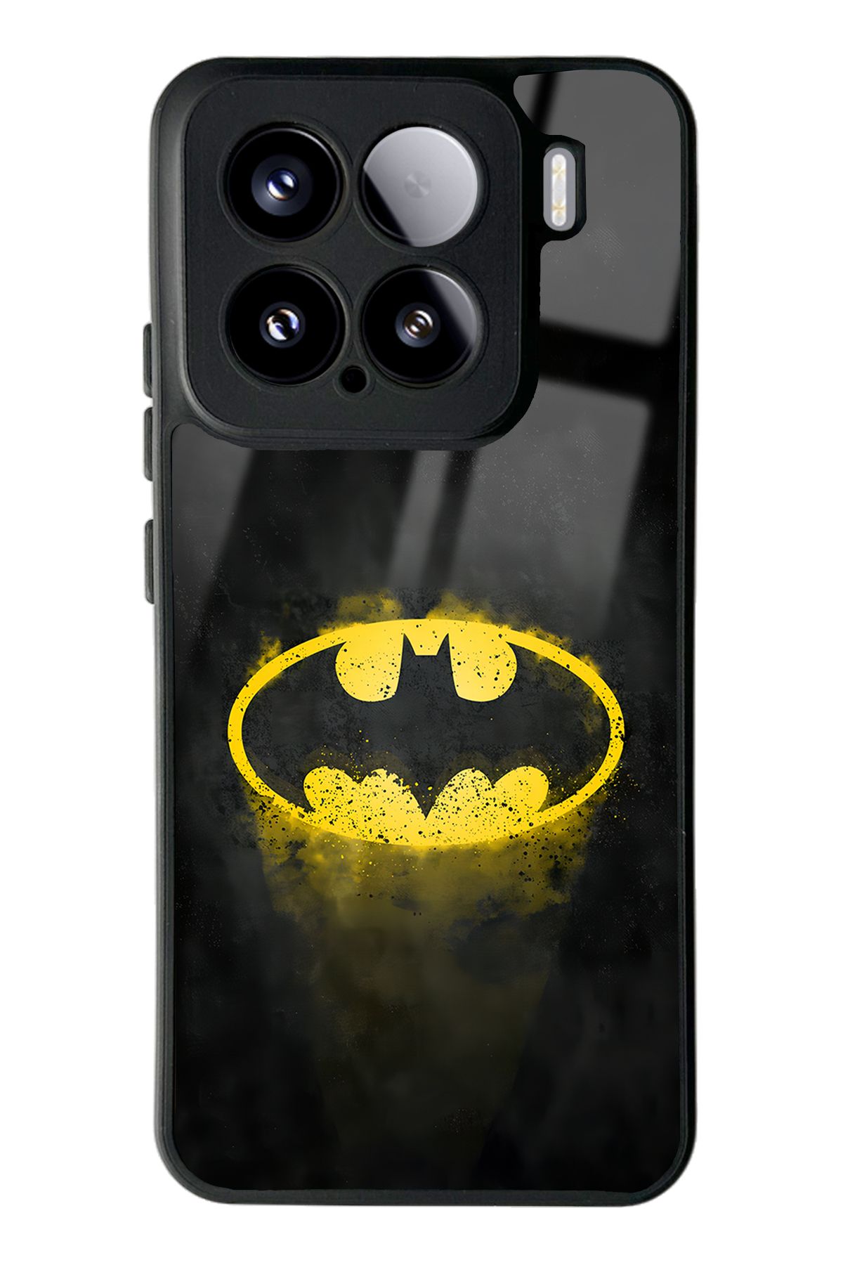 Spoyi Xiaomi Mi 15 Yellow Batman Tasarımlı Glossy Telefon Kılıfı