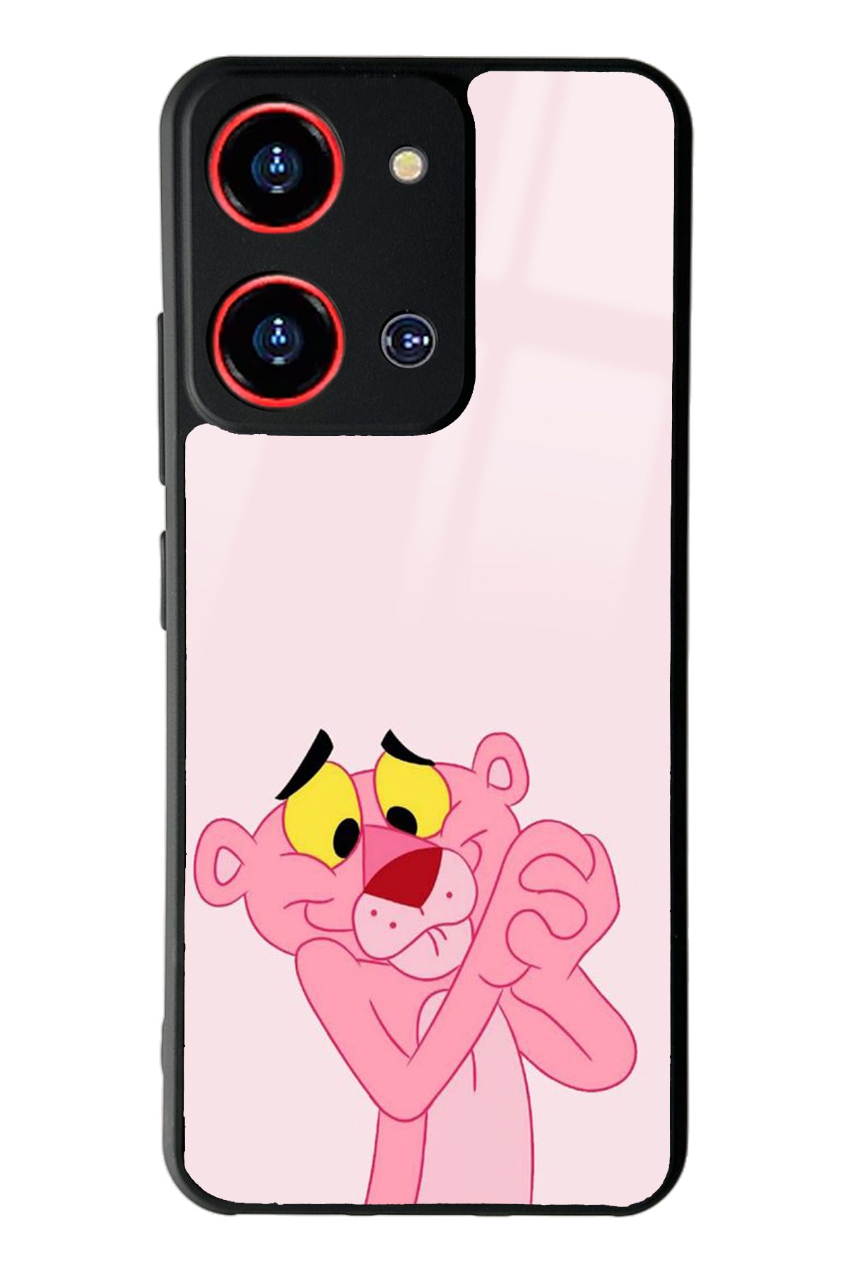 Spoyi Reeder S19 Max Pro S Zoom Pink Panter Tasarımlı Glossy Telefon Kılıfı