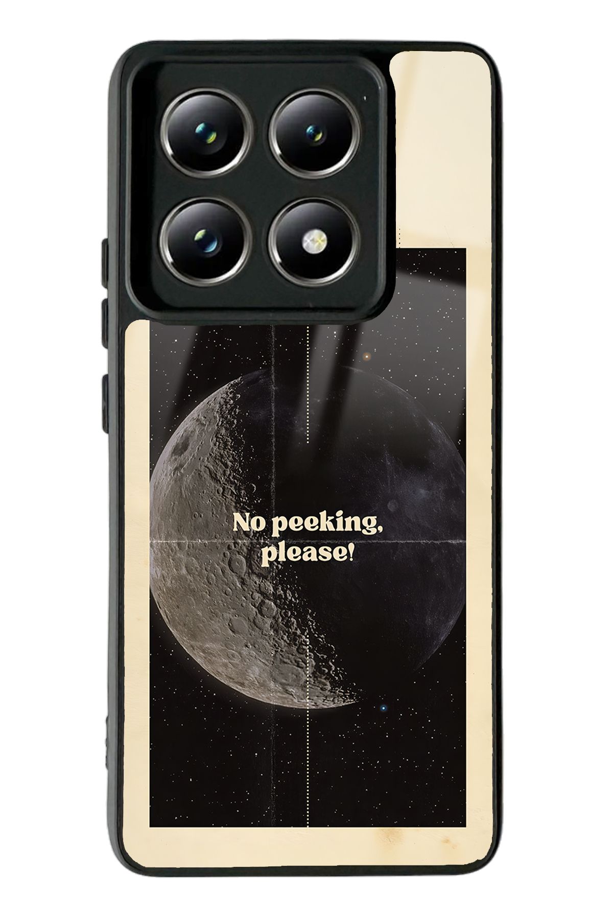 Spoyi Xiaomi Mi 14 T Pro Peeking Tasarımlı Glossy Telefon Kılıfı