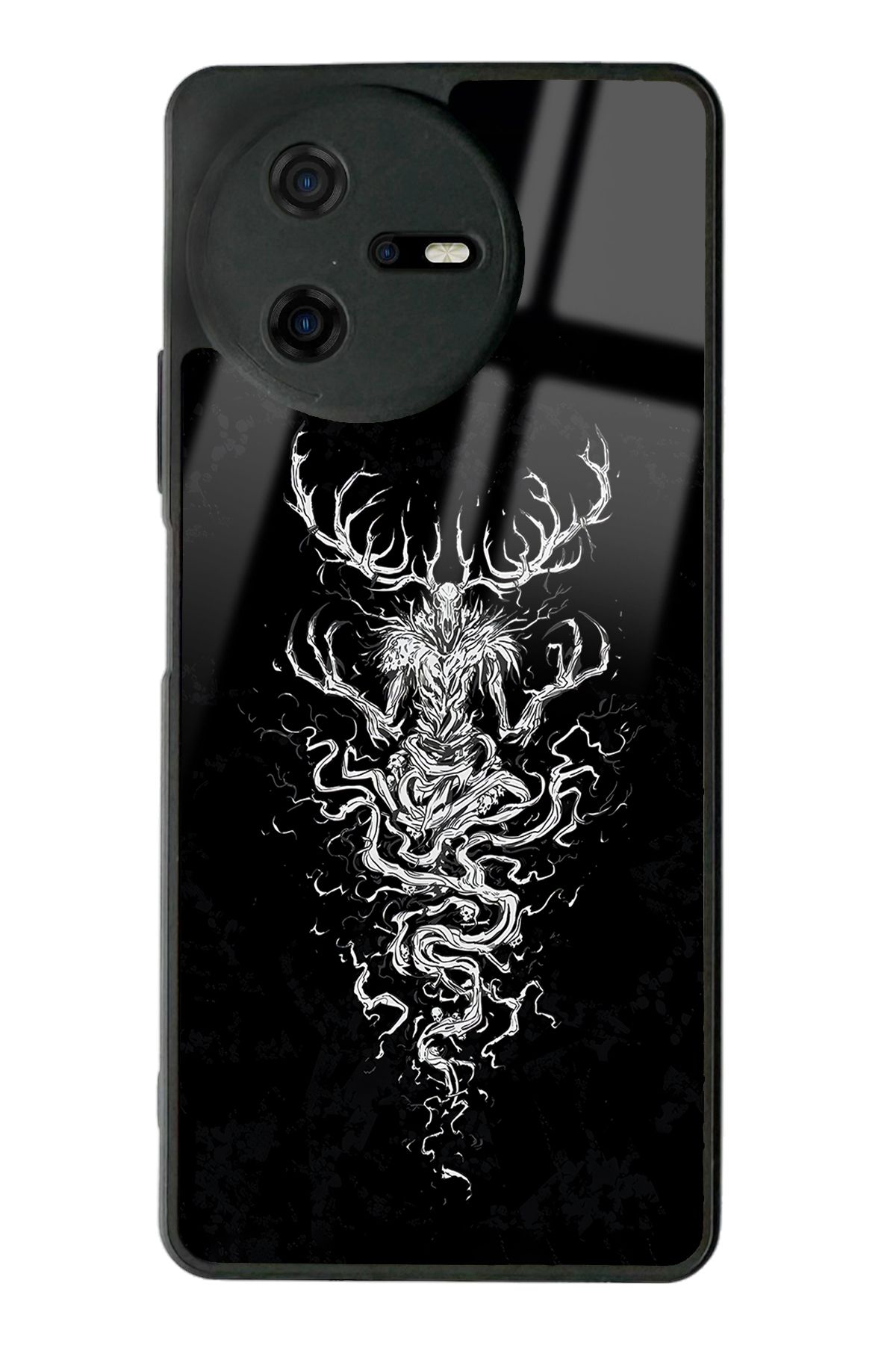 Spoyi Casper Via A40 Witcher 3 Deer Tasarımlı Glossy Telefon Kılıfı
