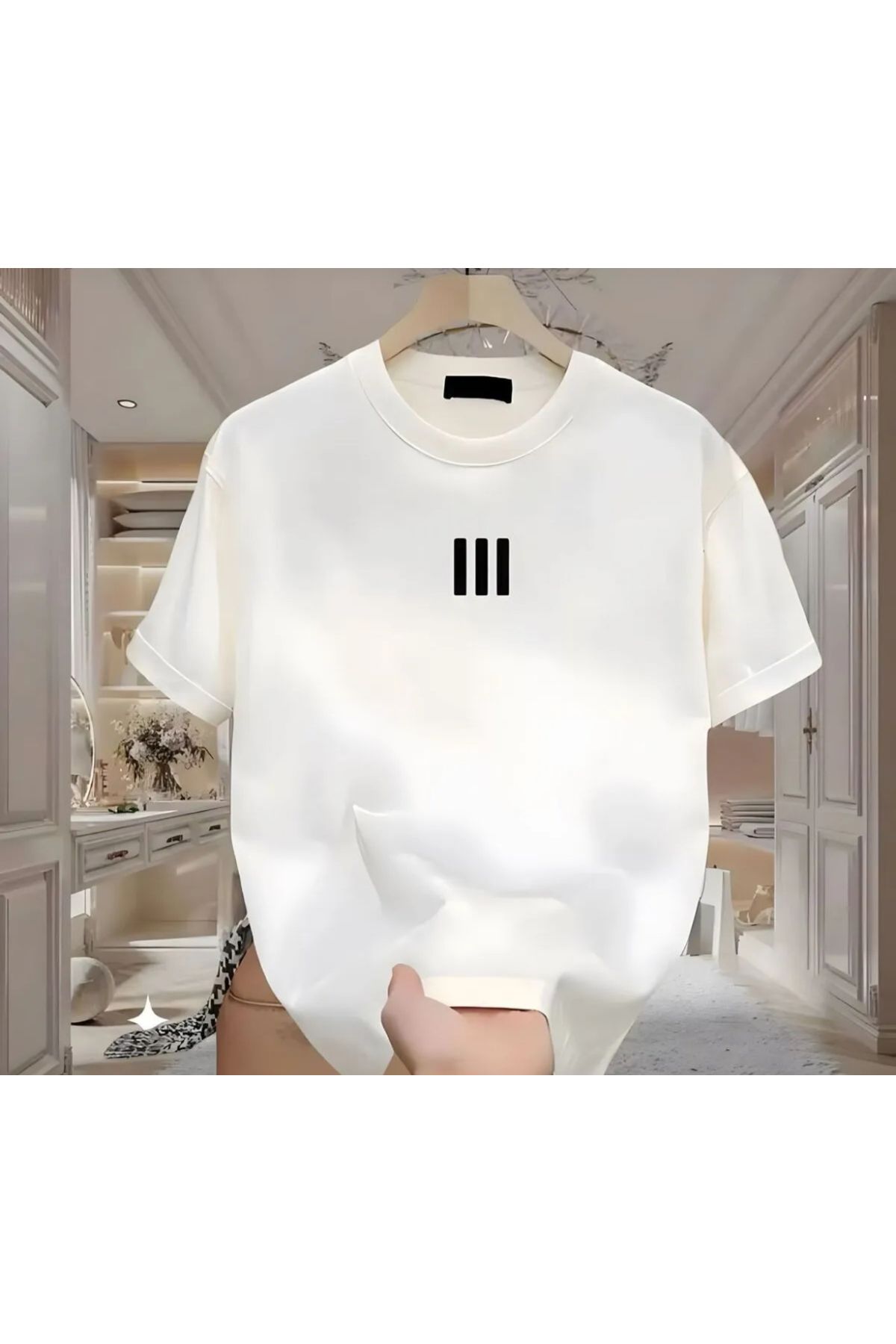 EQİ 3 çizgili erkek t-shirt