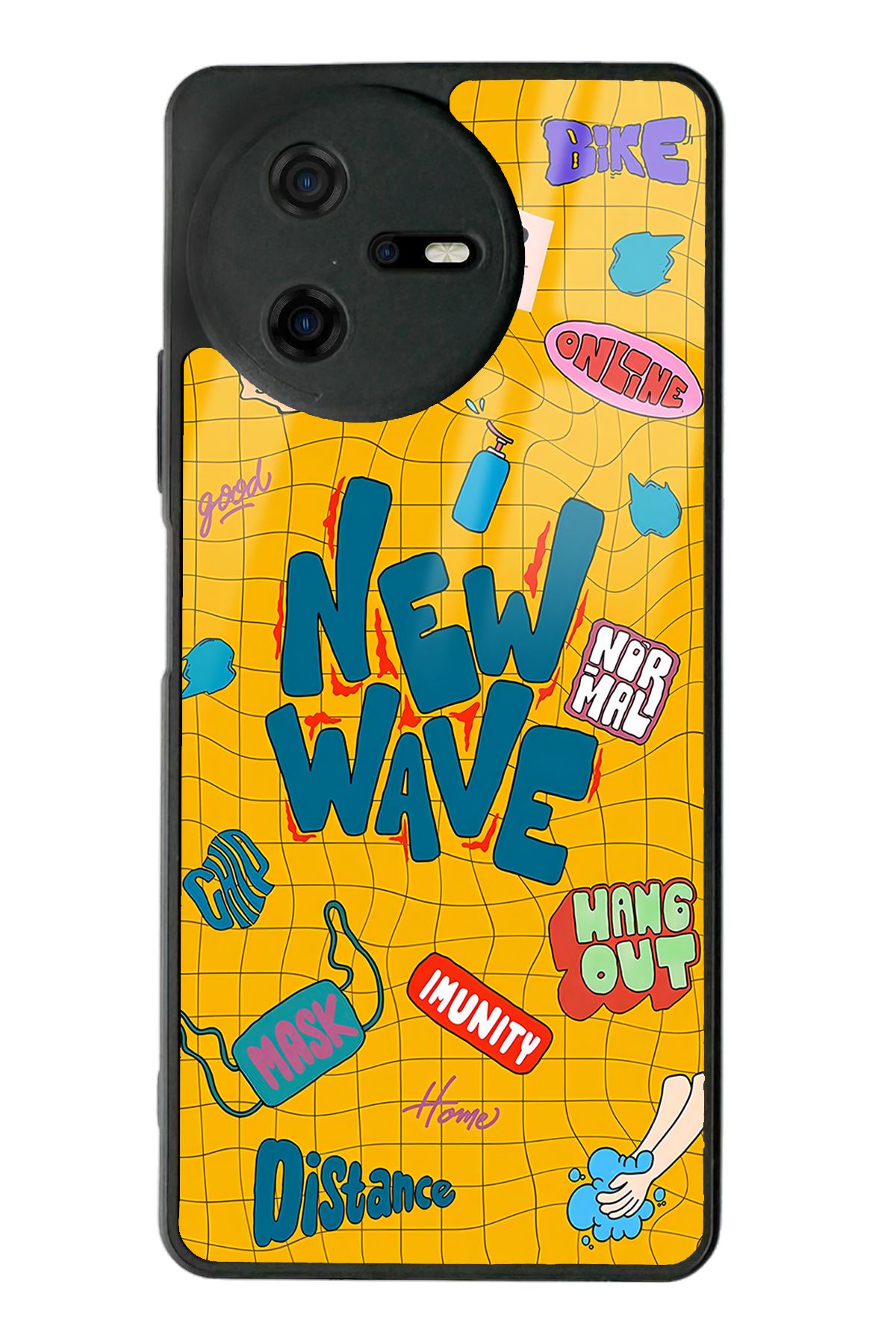 Spoyi Casper Via A40 New Wave Tasarımlı Glossy Telefon Kılıfı