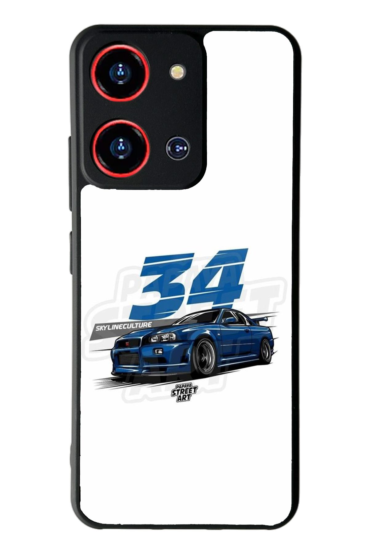 Spoyi Reeder S19 Max Pro S Zoom Skyline Tasarımlı Glossy Telefon Kılıfı