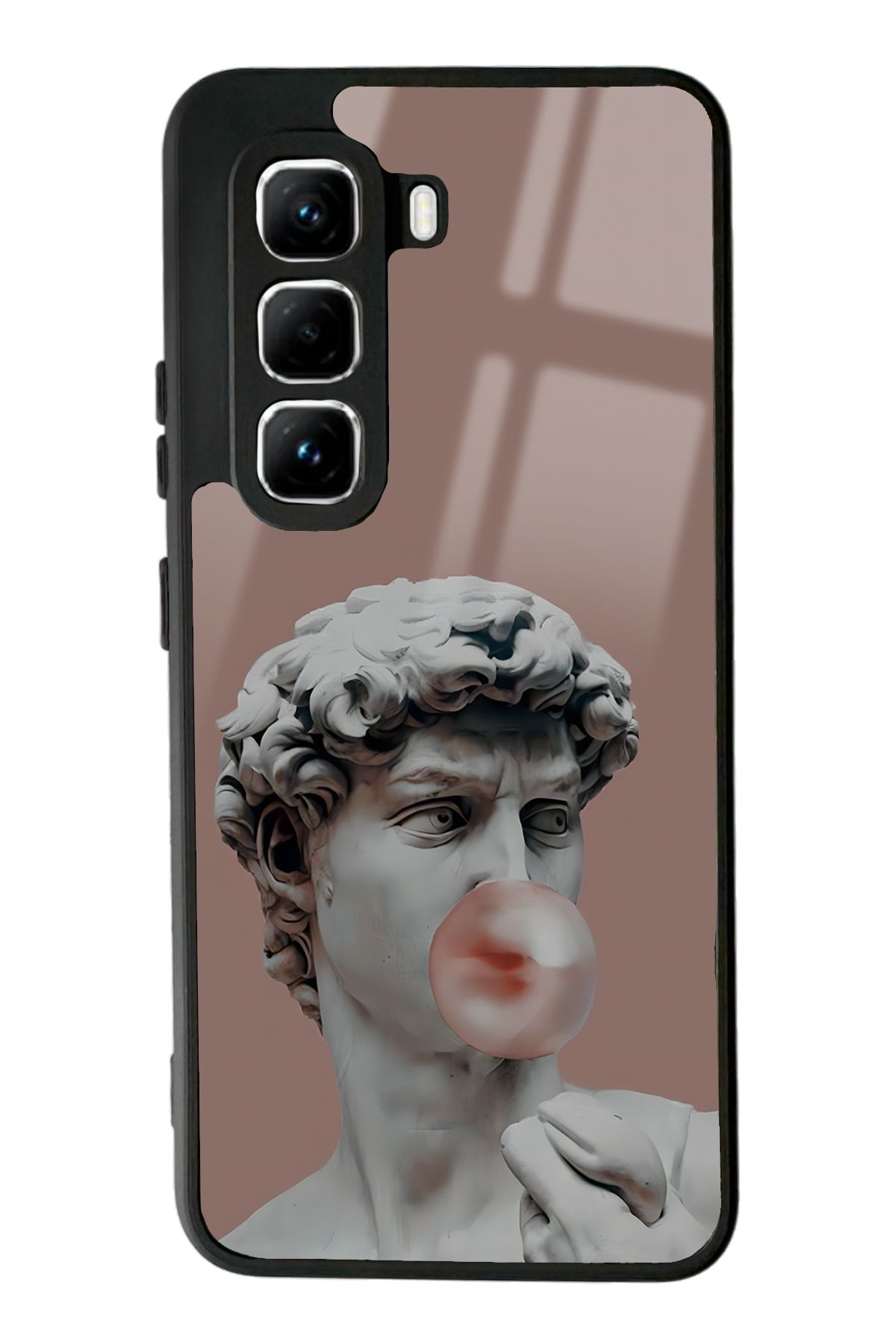 Spoyi İnfinix Hot 50 Pro Daivd Tasarımlı Glossy Telefon Kılıfı