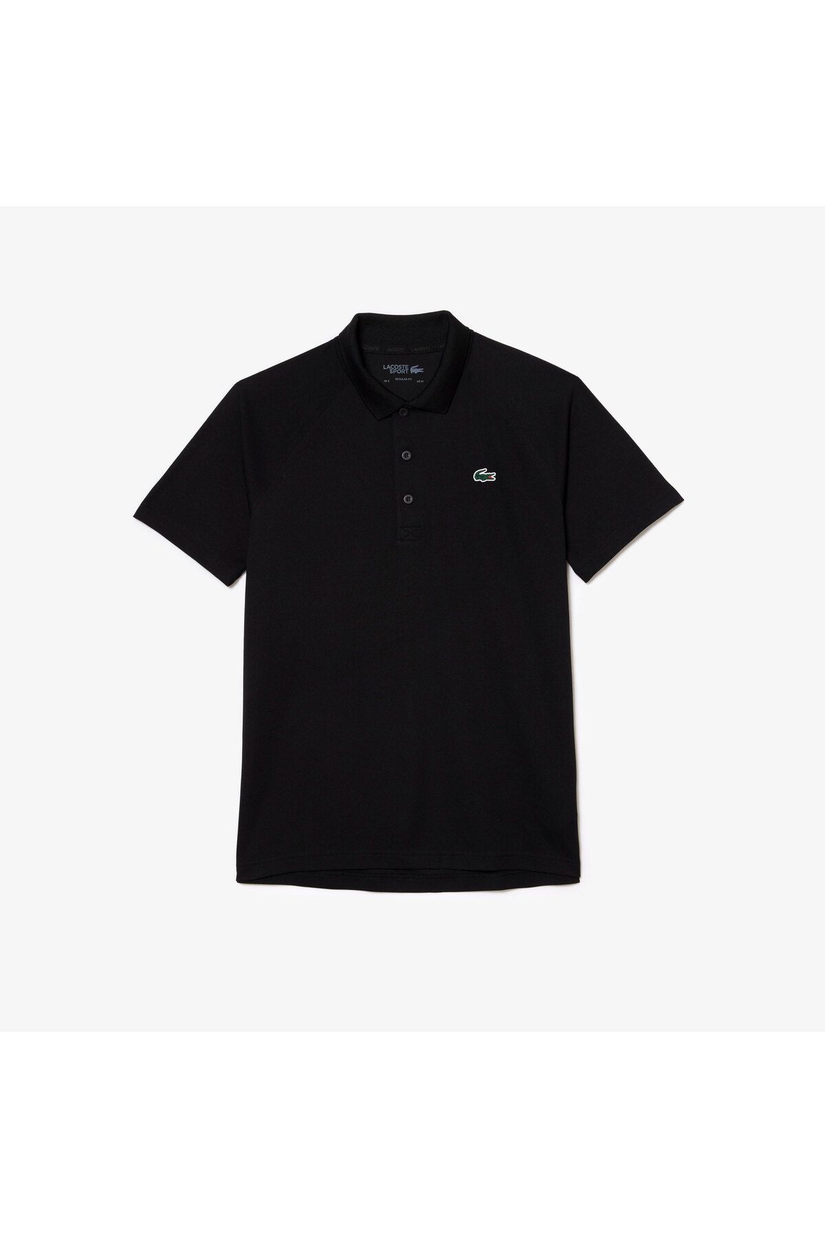 تی شرت یقه پولو مردانه چوگان مشکی مناسب ورزشی Lacoste