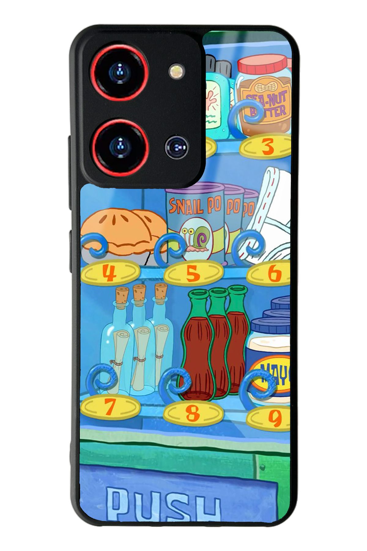 Spoyi Reeder S19 Max Pro S Zoom Push Tasarımlı Glossy Telefon Kılıfı