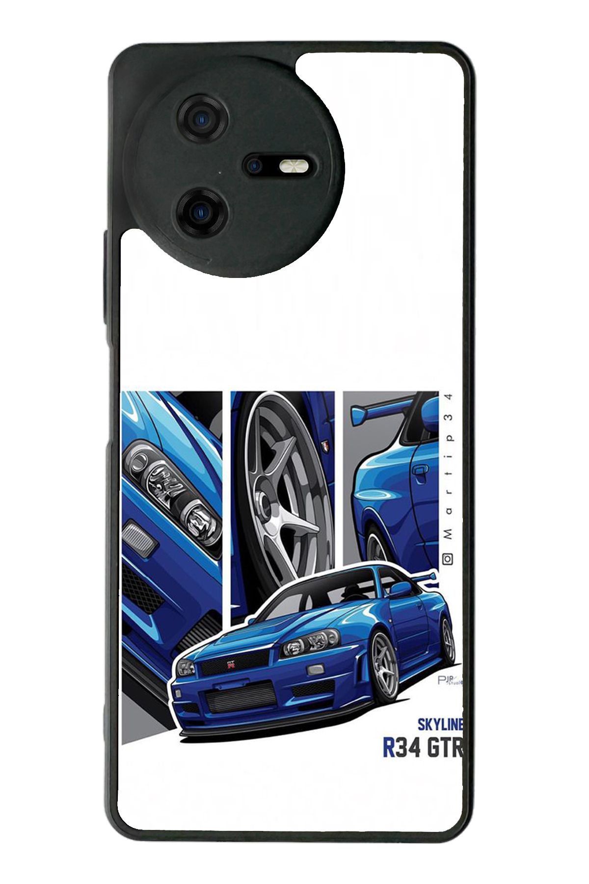 Spoyi Casper Via A40 GTR Tasarımlı Glossy Telefon Kılıfı