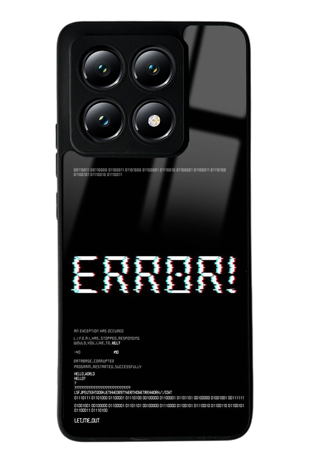Spoyi Xiaomi Mi 14T Error Tasarımlı Glossy Telefon Kılıfı