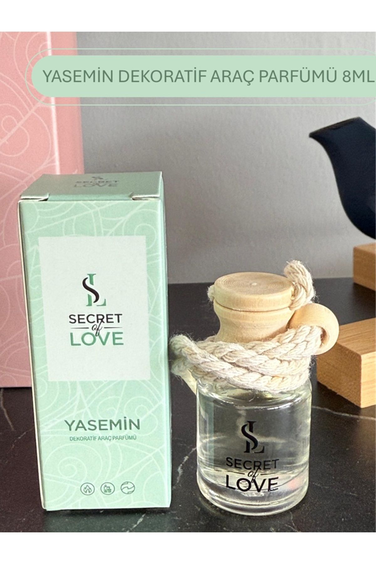 SECRET OF LOVE Yasemin Araç Kokusu 8 ml