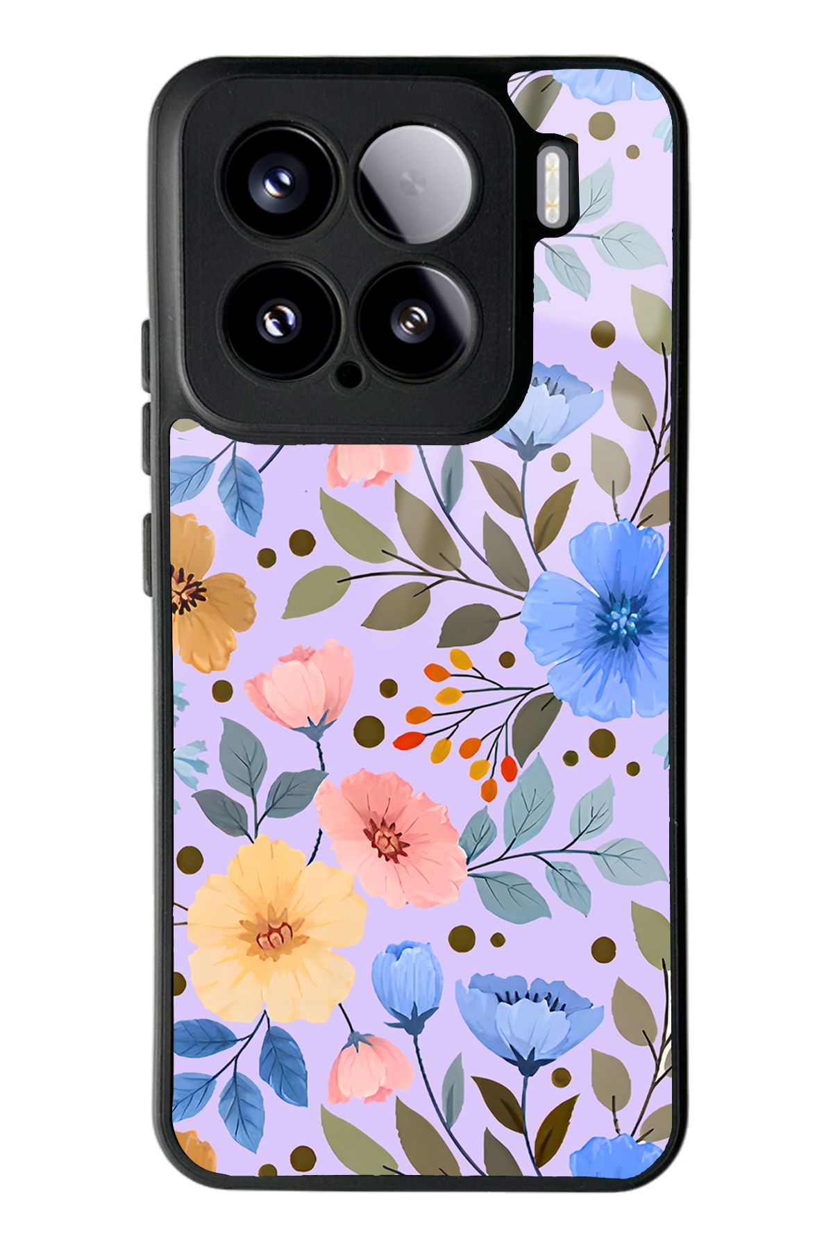 Spoyi Xiaomi Mi 15 Çiçek bahçesi Tasarımlı Glossy Telefon Kılıfı