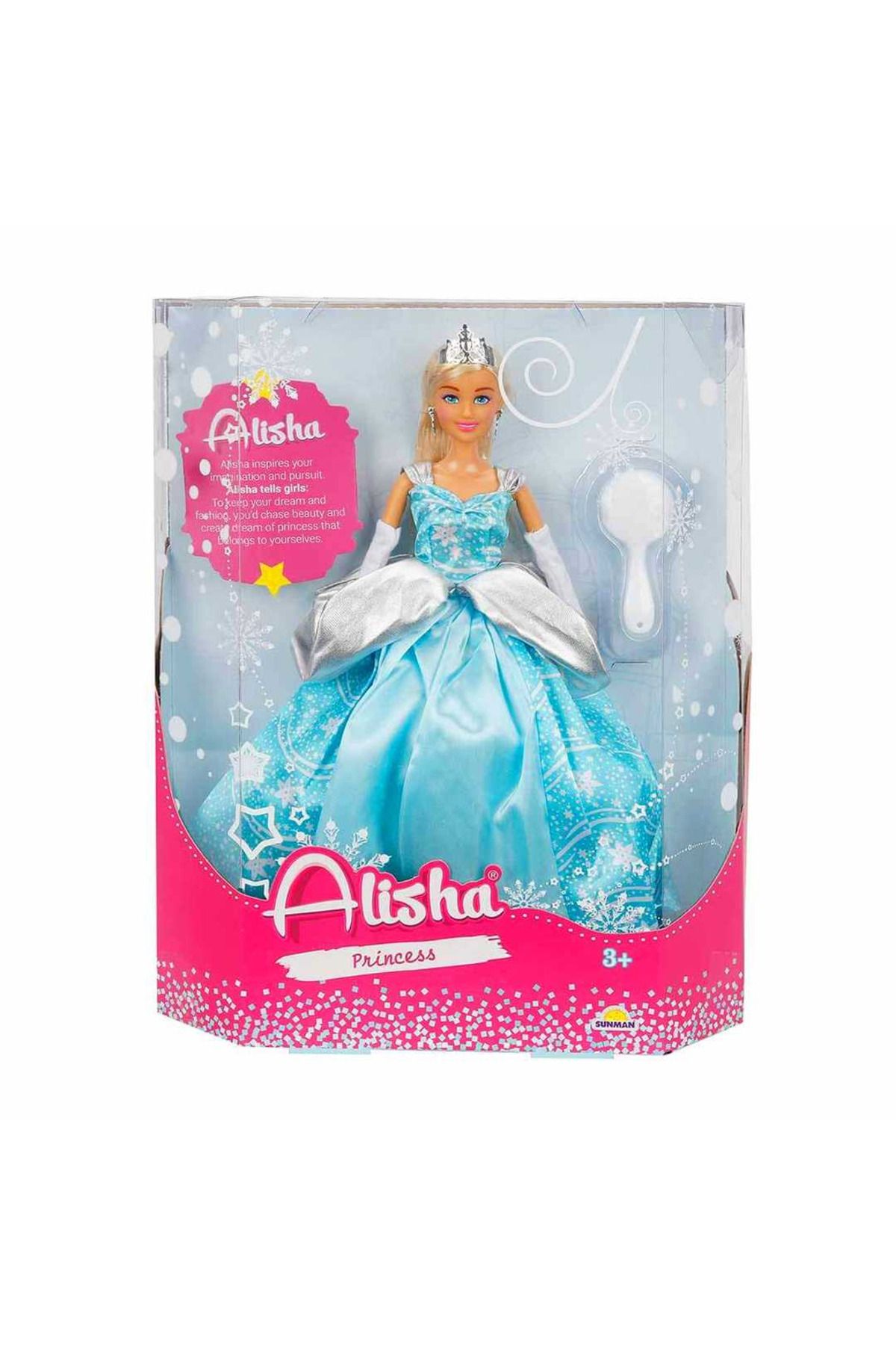 Sunman ALİSHA PRİNCESS KIŞ PRENSESİ BEBEK 29 CM 3+