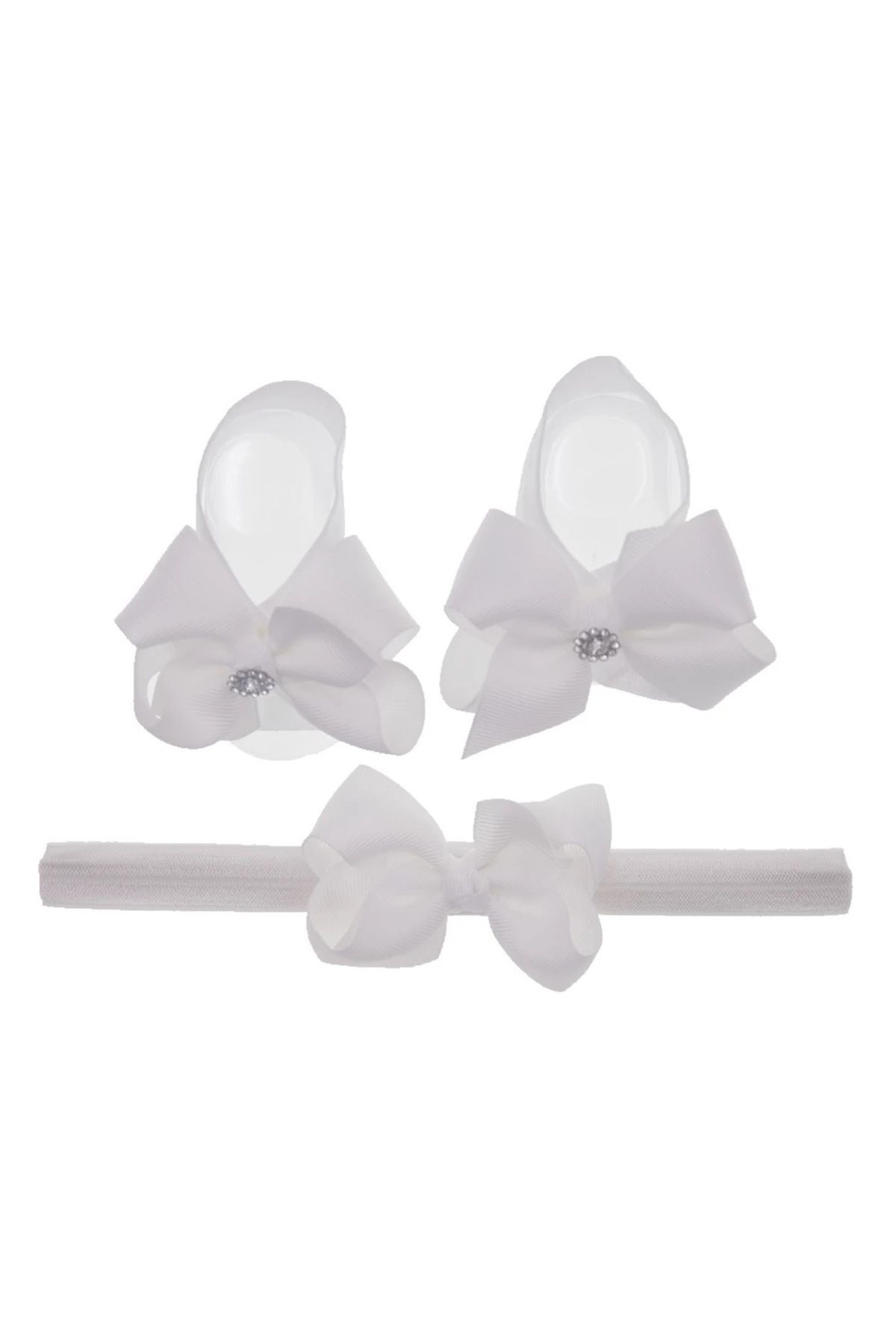 NURBİLGESTORE BEBEK MEVLÜT PATİK BANDANA TAKIMI BABY SHOWER HASTANE ÇIKIŞI HEDİYELİK ÜRÜNLER DOĞUM GÜNÜ