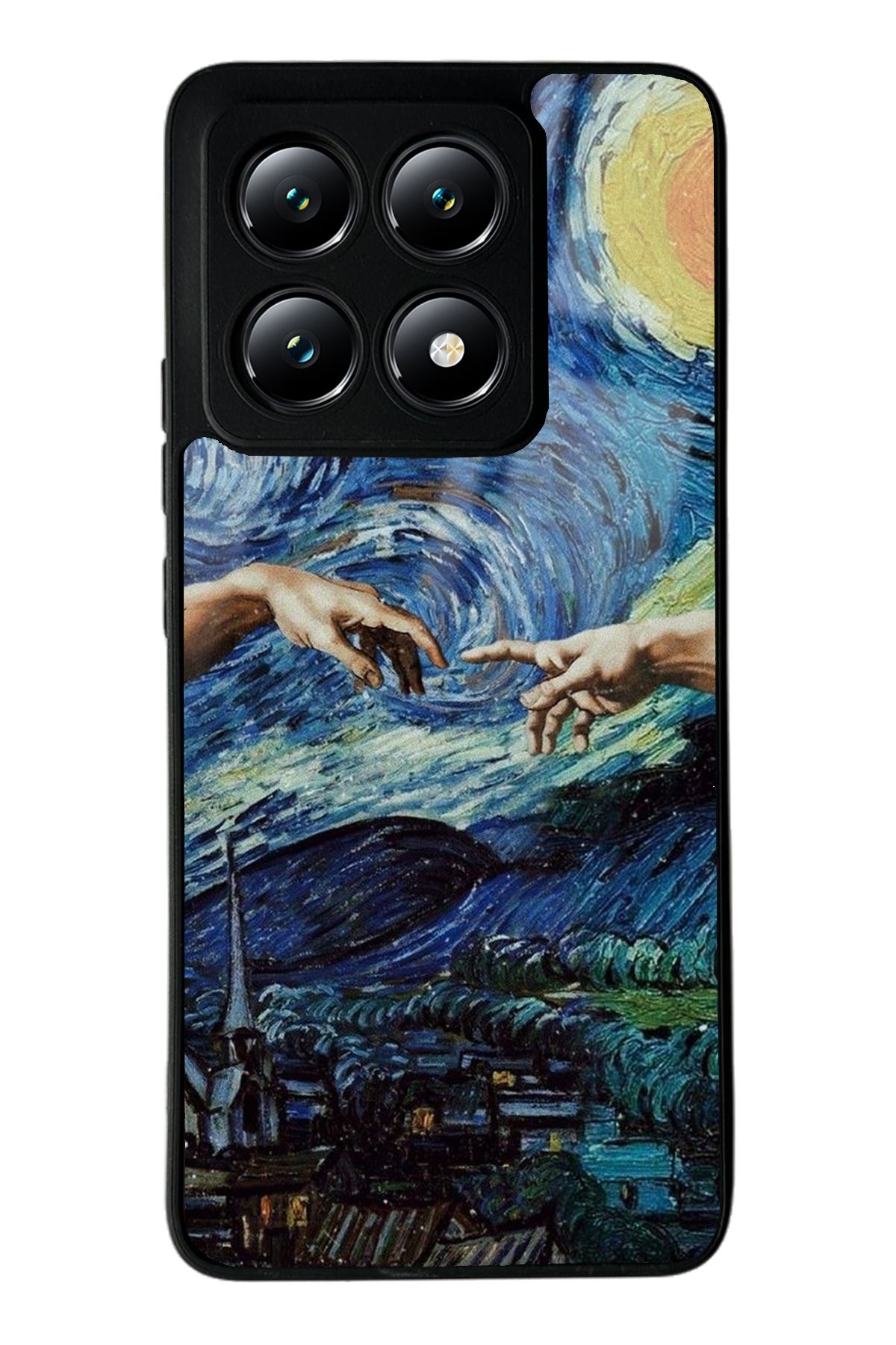 Spoyi Xiaomi Mi 14T El Ele Tasarımlı Glossy Telefon Kılıfı
