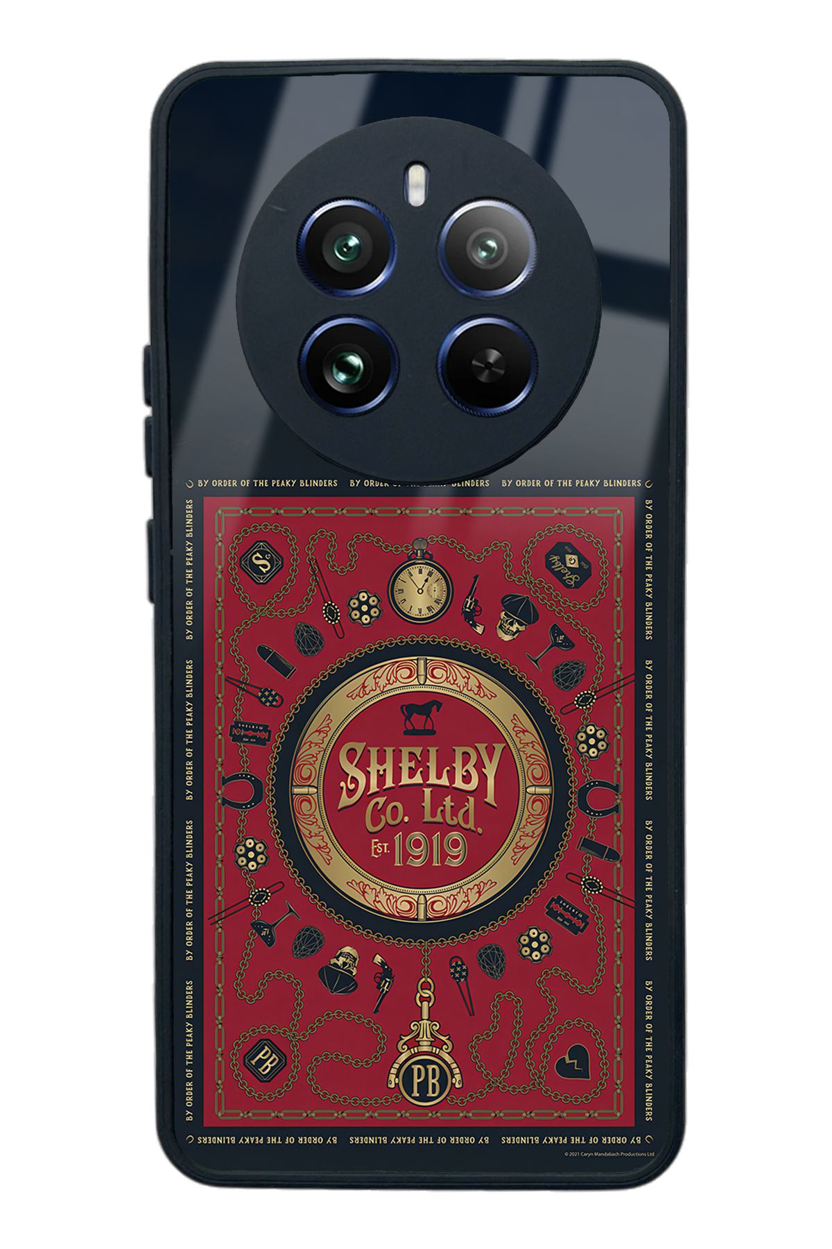Spoyi Oppo Realme 12 Pro Peaky Blinders Shelby Co, Tasarımlı Glossy Telefon Kılıfı